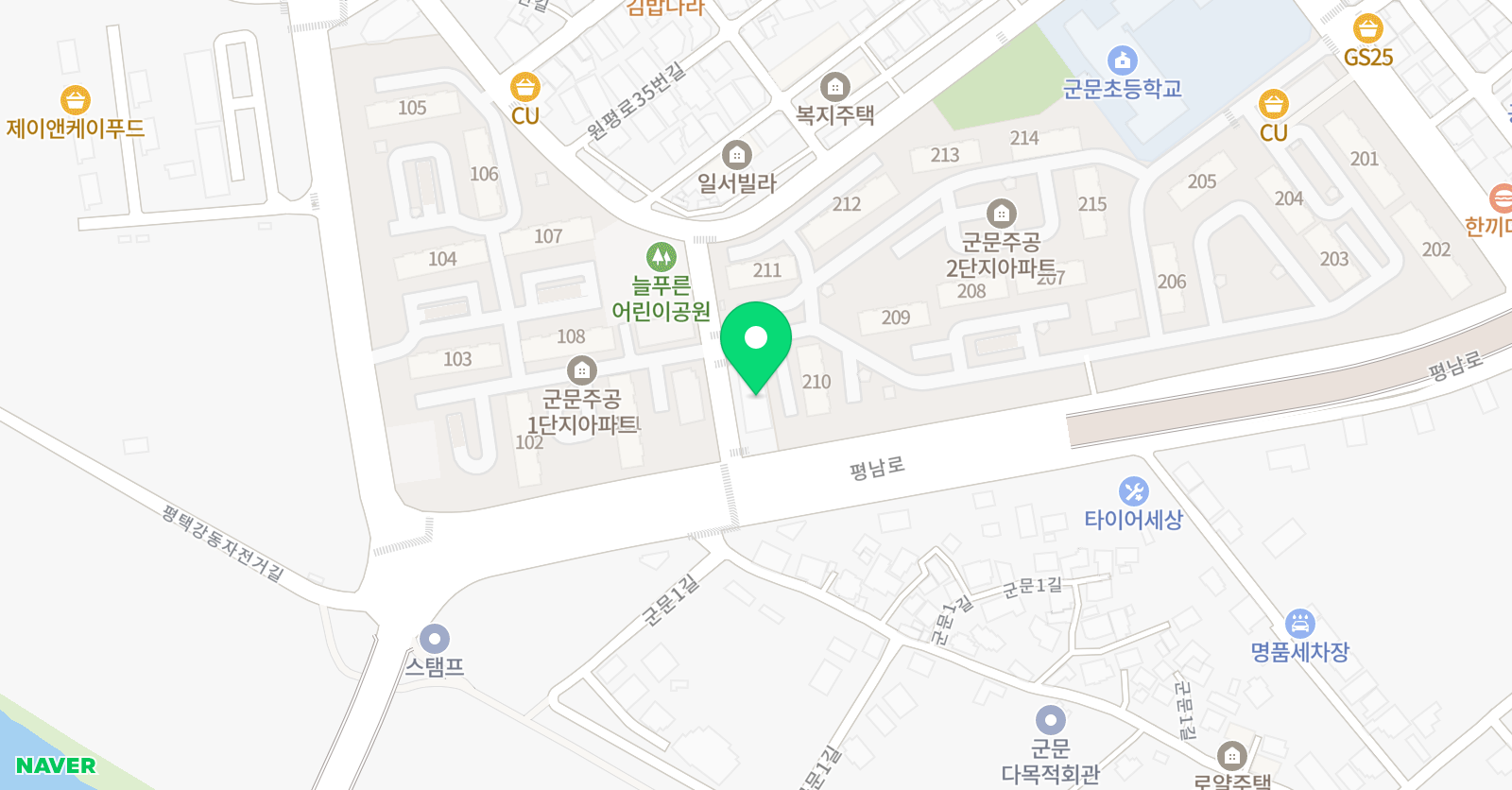 루체 음악학원 위치