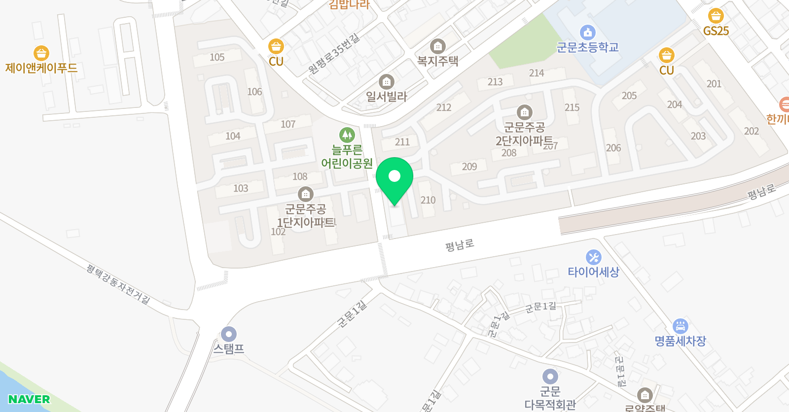 잉글리쉬무무 군문제1학습관 위치