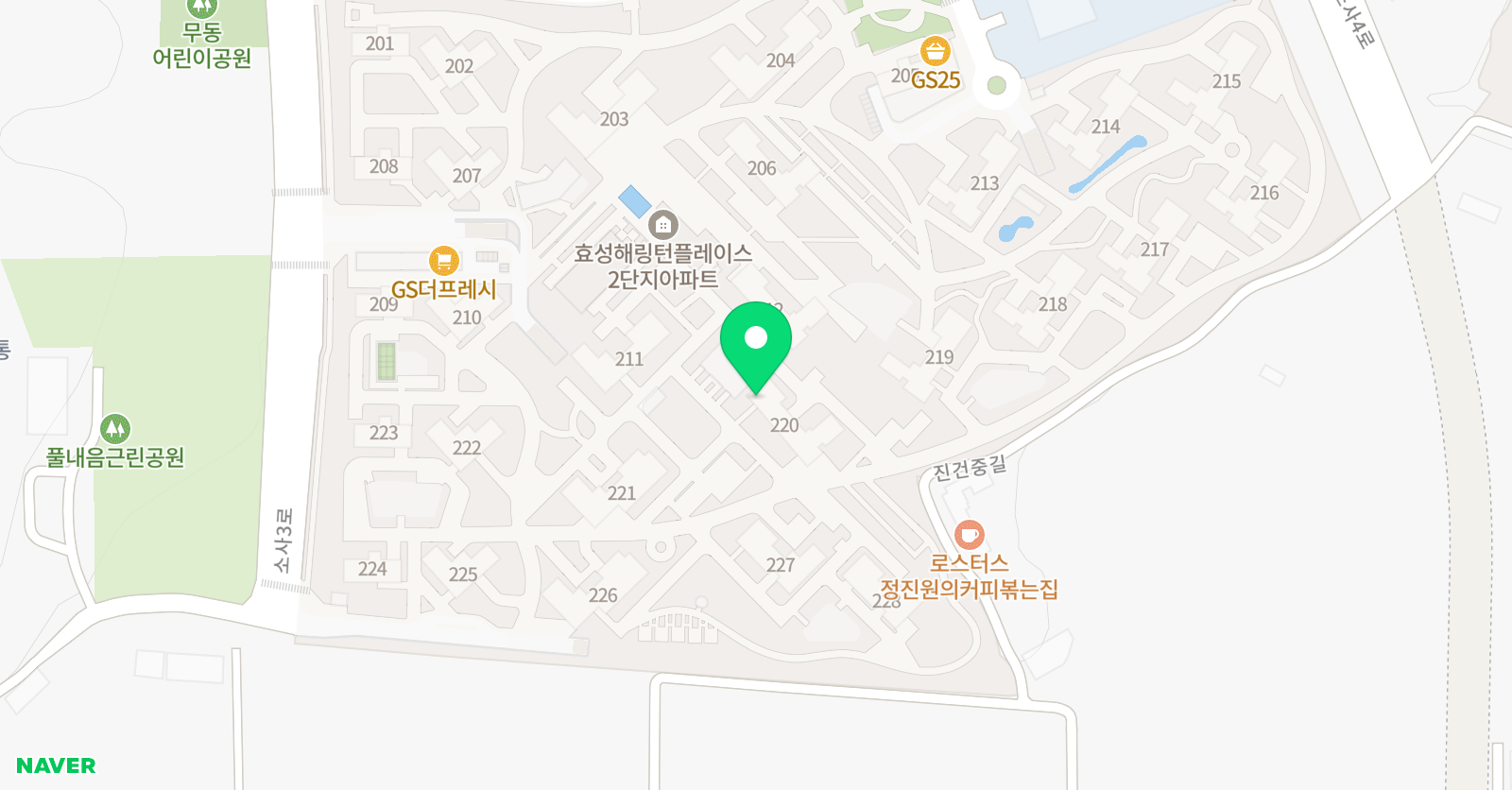 비상교육잉글리시아이 효성해링턴점 위치