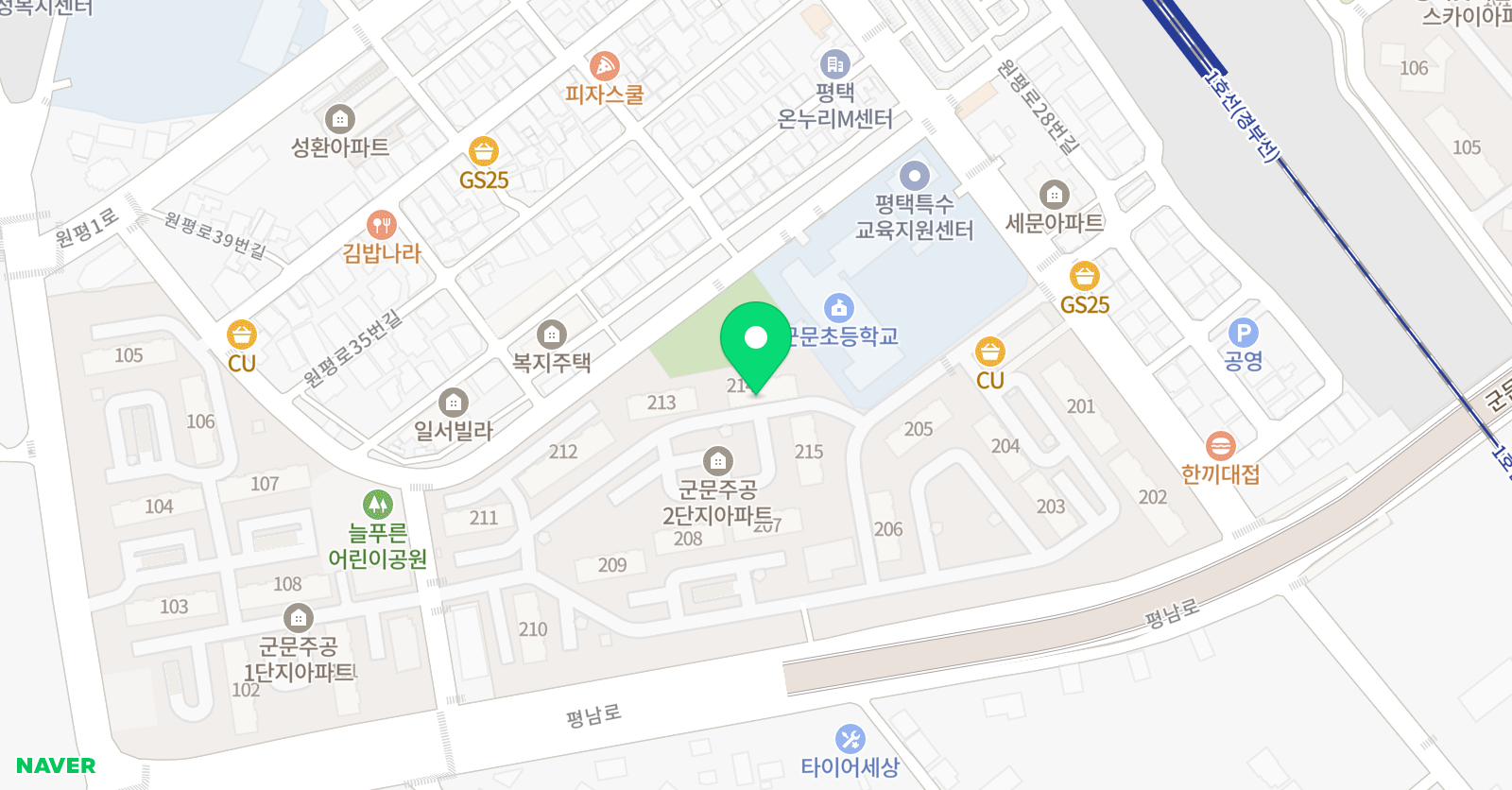 푸르넷 공부방 군문 위치