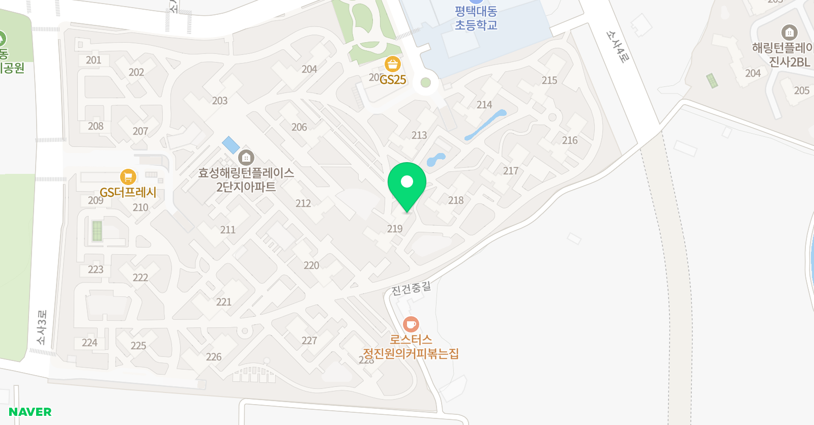 푸르넷 공부방 대동초점 위치