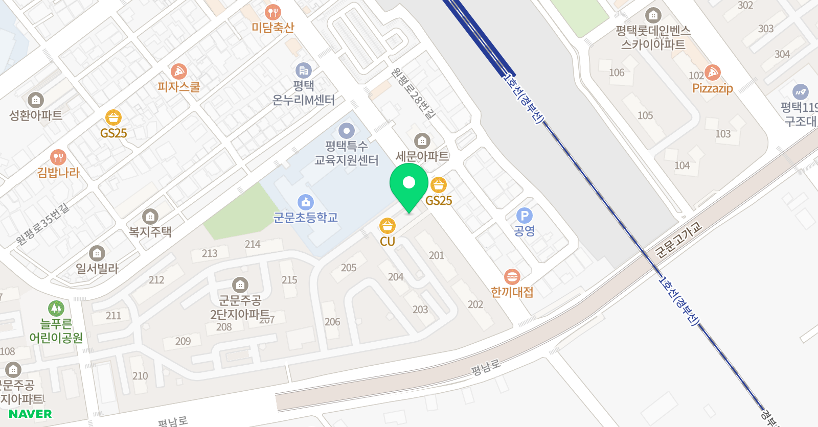 라현 피아노교습소 위치
