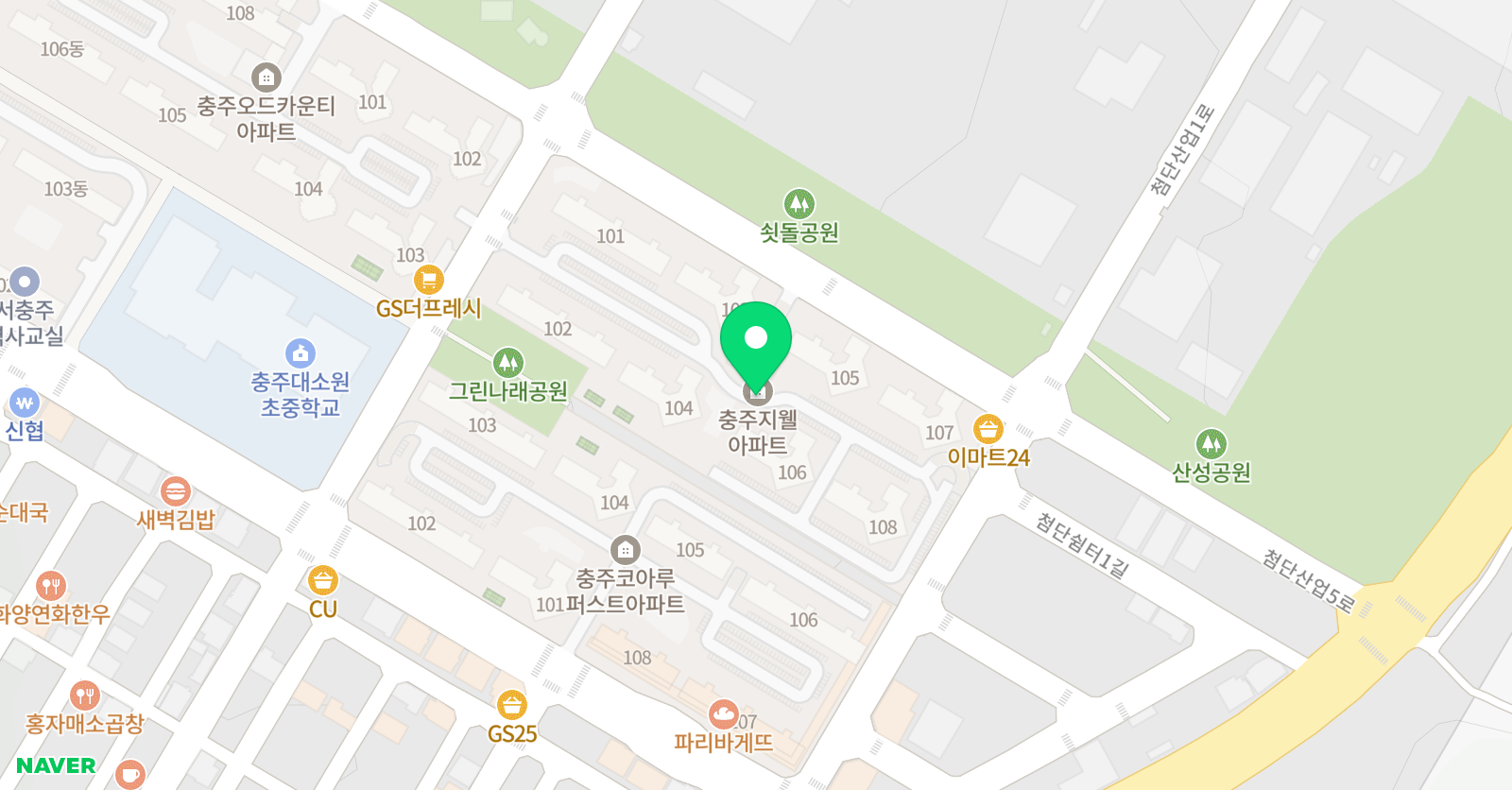 스마트 해법수학 충주대소원점 위치