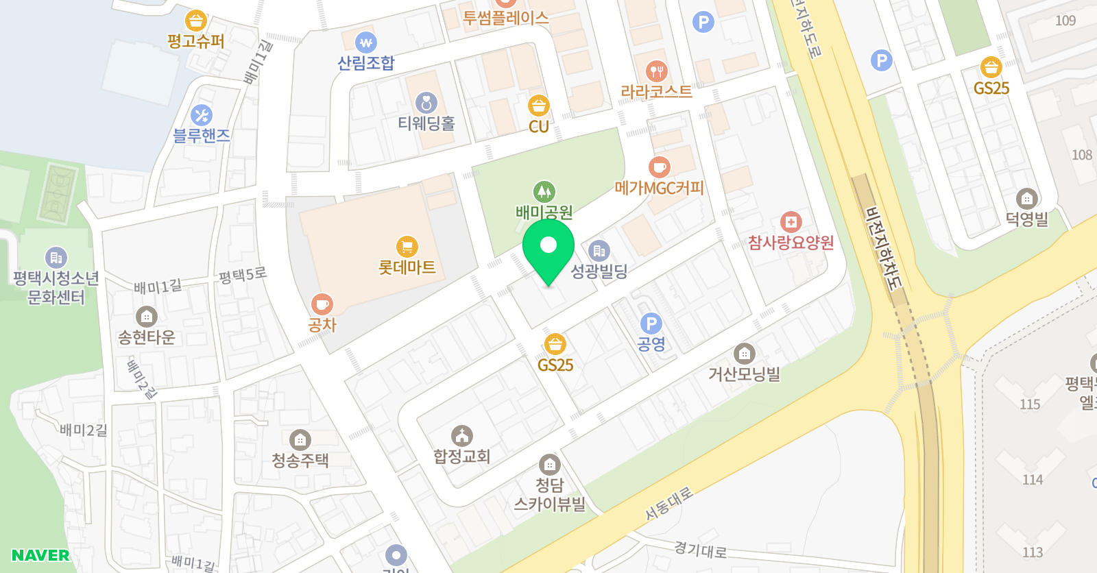 하모니 관현악학원 위치