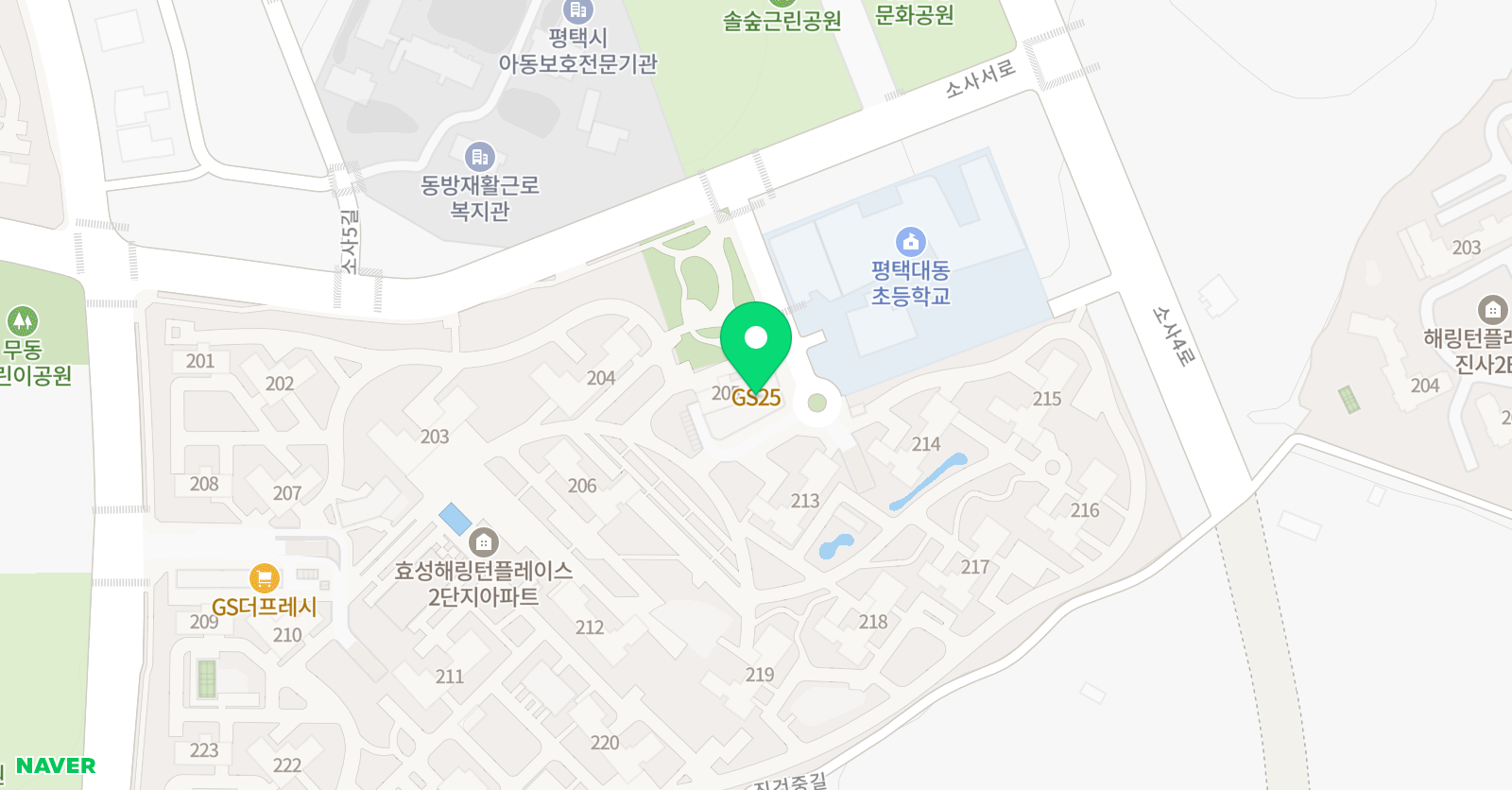 슈퍼아이 태권도 위치