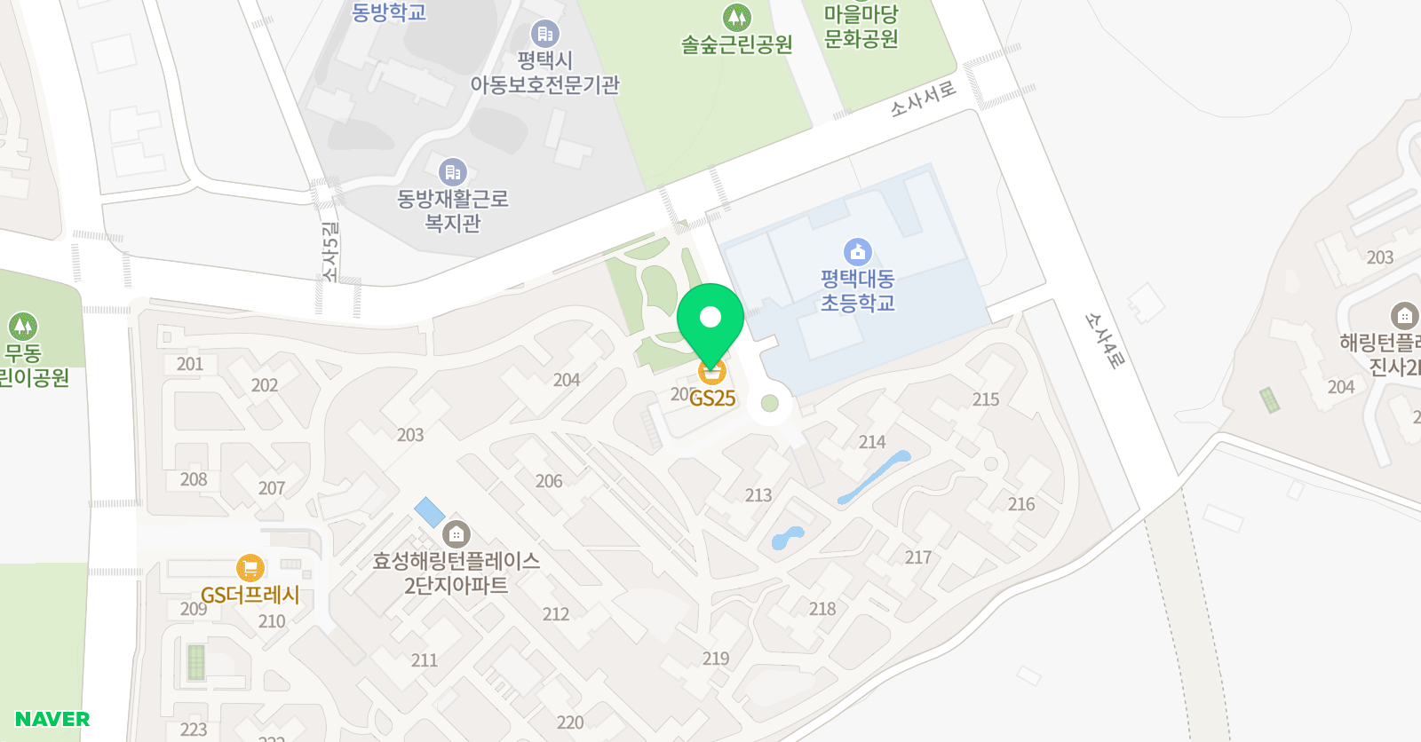 비끄아트 평택소사점 위치