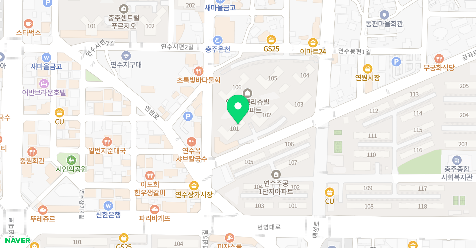 원원 잉글리시 위치