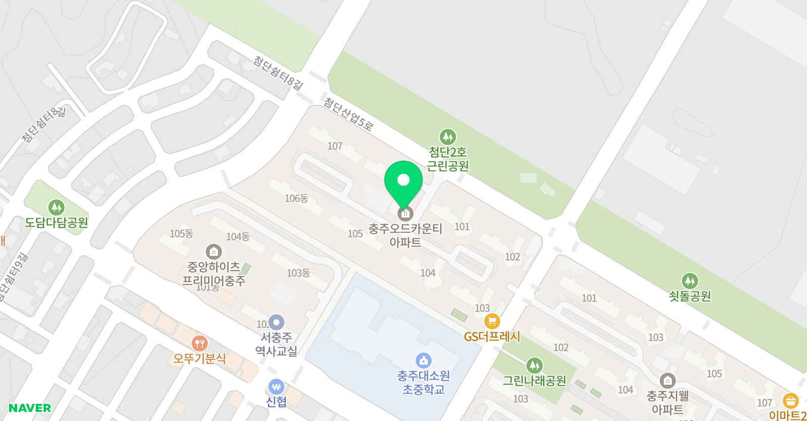 탑주니어 영어 공부방 위치