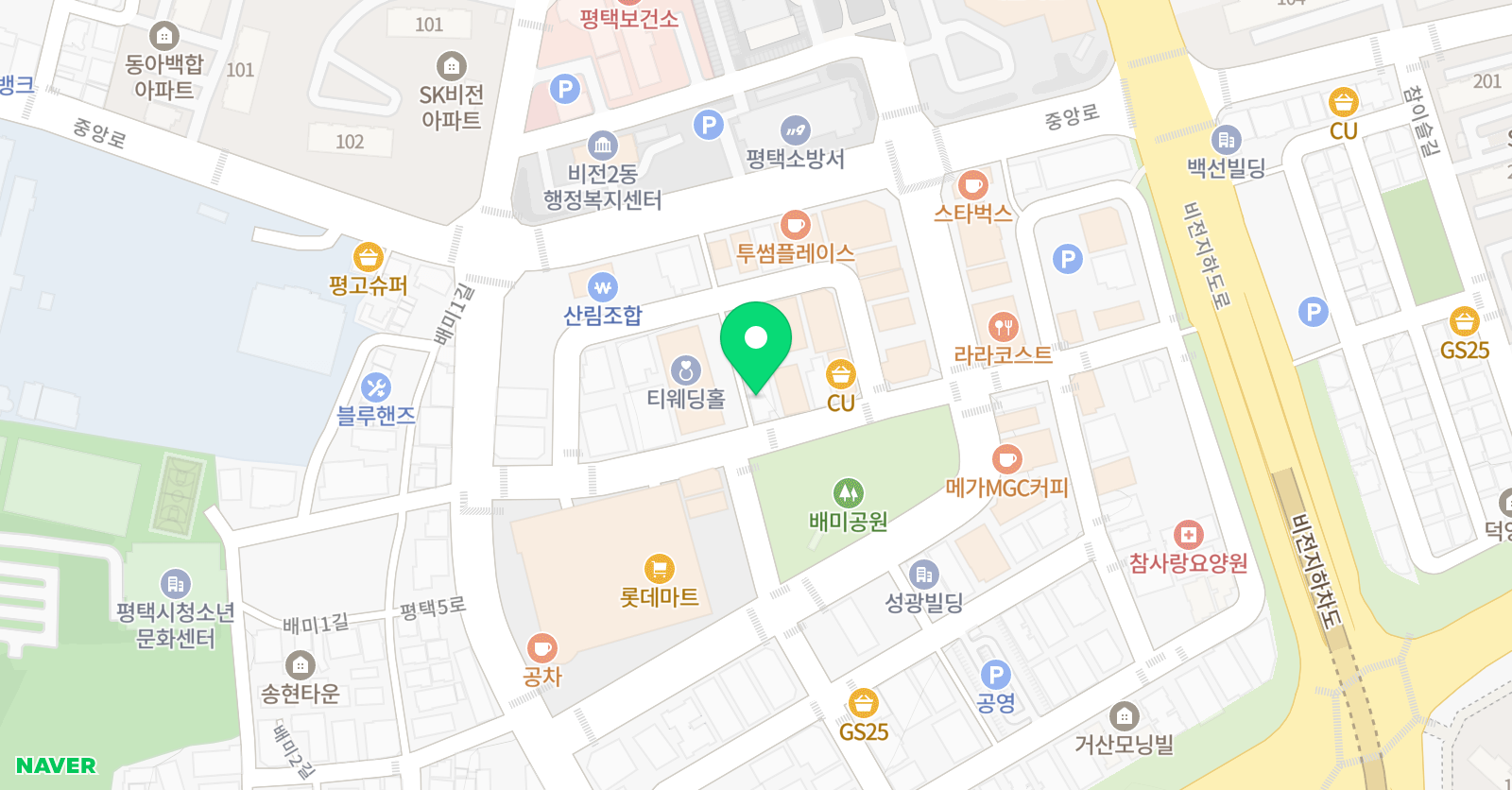 평택팀나르샤 위치