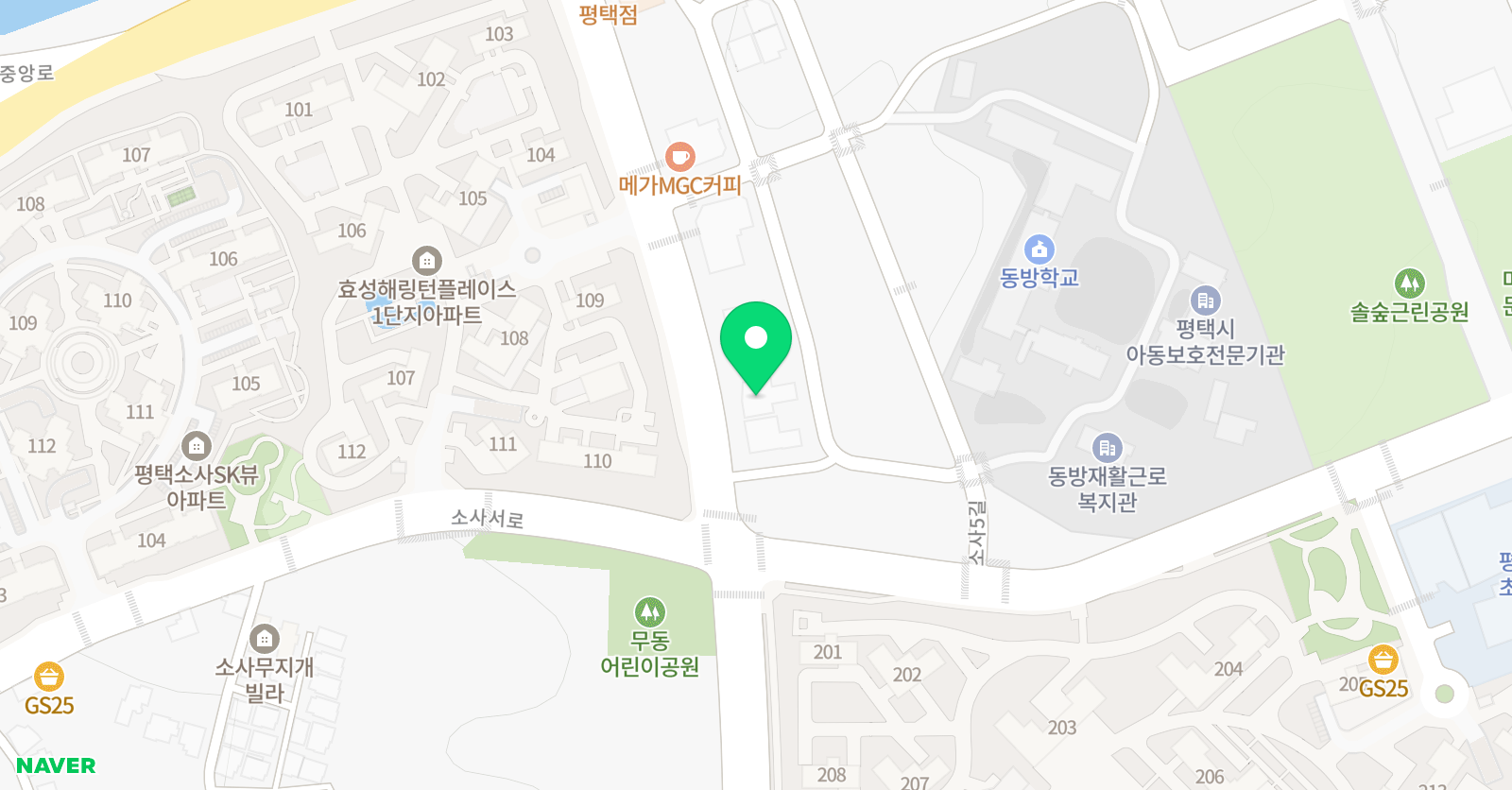 아이리스 수학학원 위치