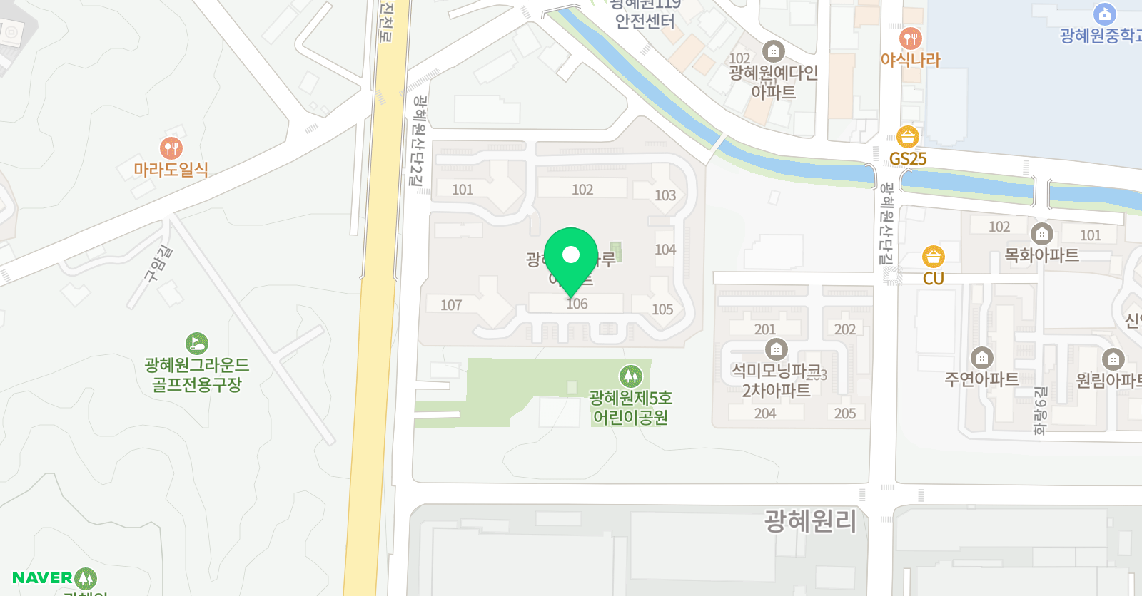 빨간펜수학의달인 수학 광혜원점 위치