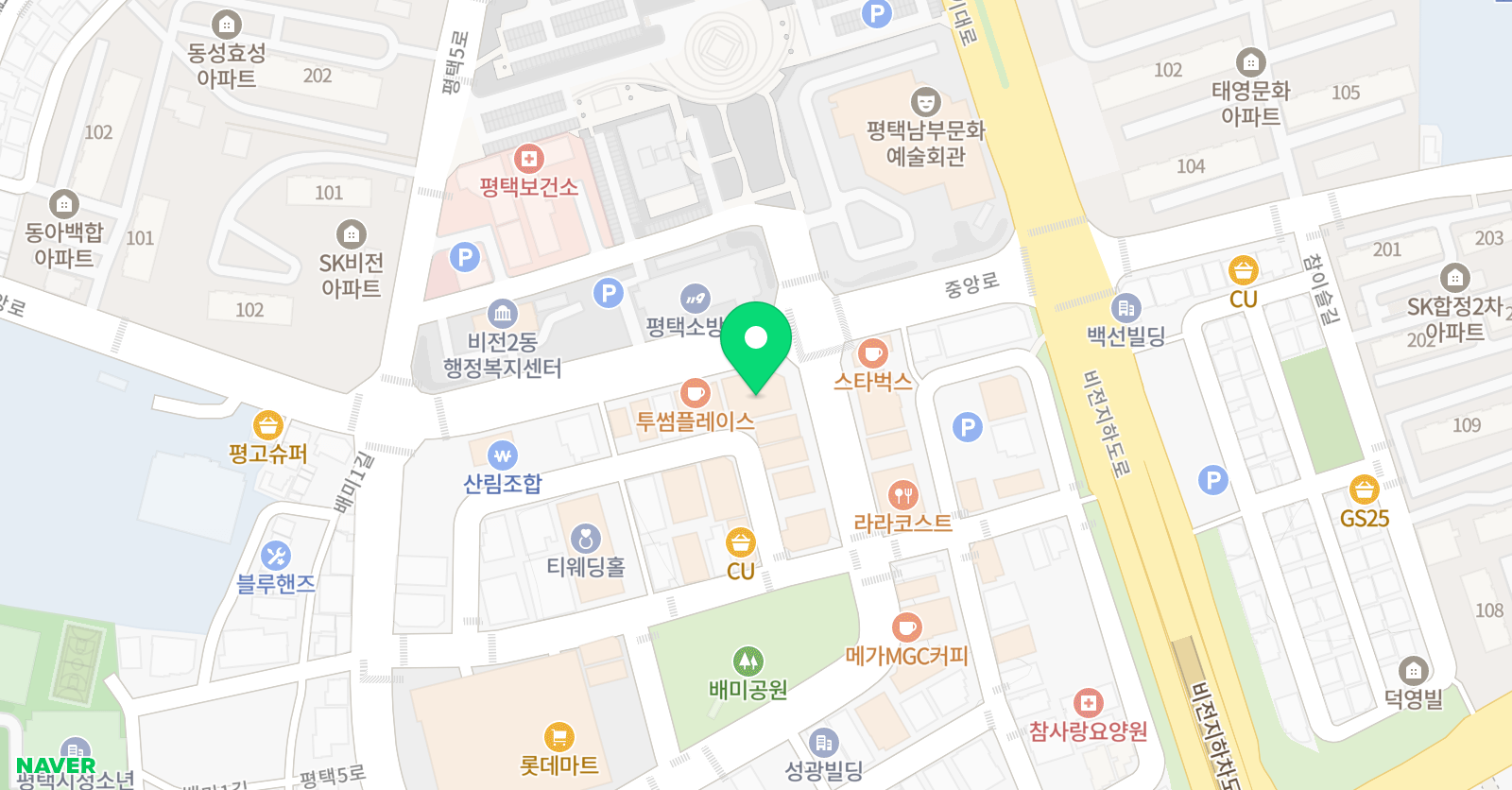커넬 위치