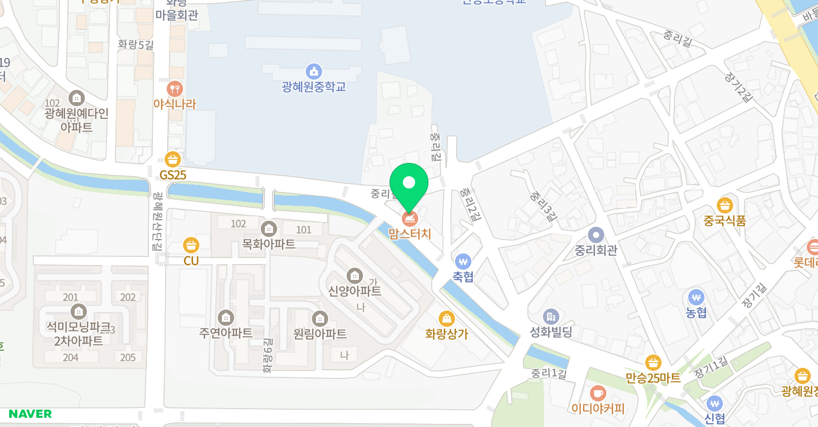 뮤직앤조이 음악학원 위치