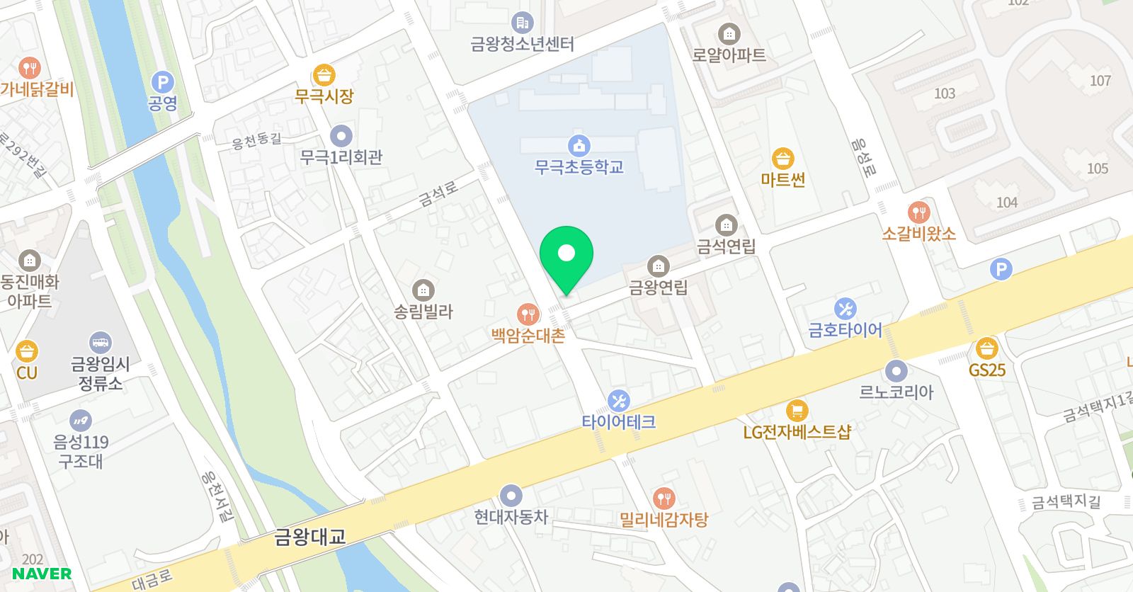 제일 보습학원 위치