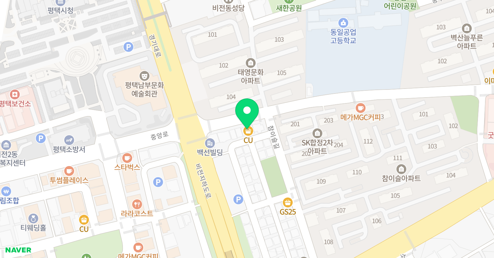 원더뮤지컬 연기학원 위치