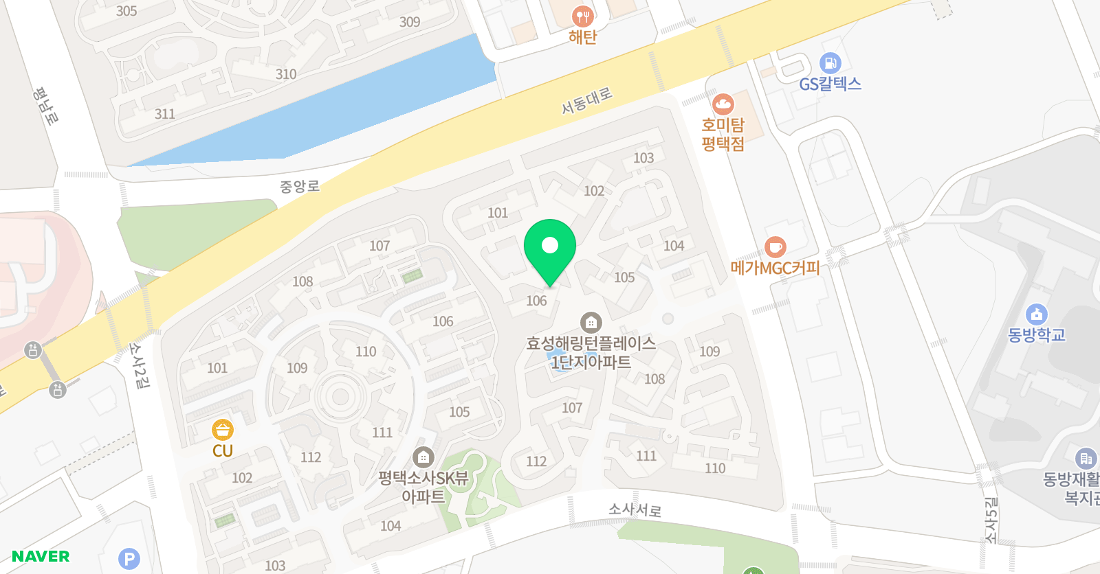 기탄 사고력 교실 평택효성해링턴점 위치