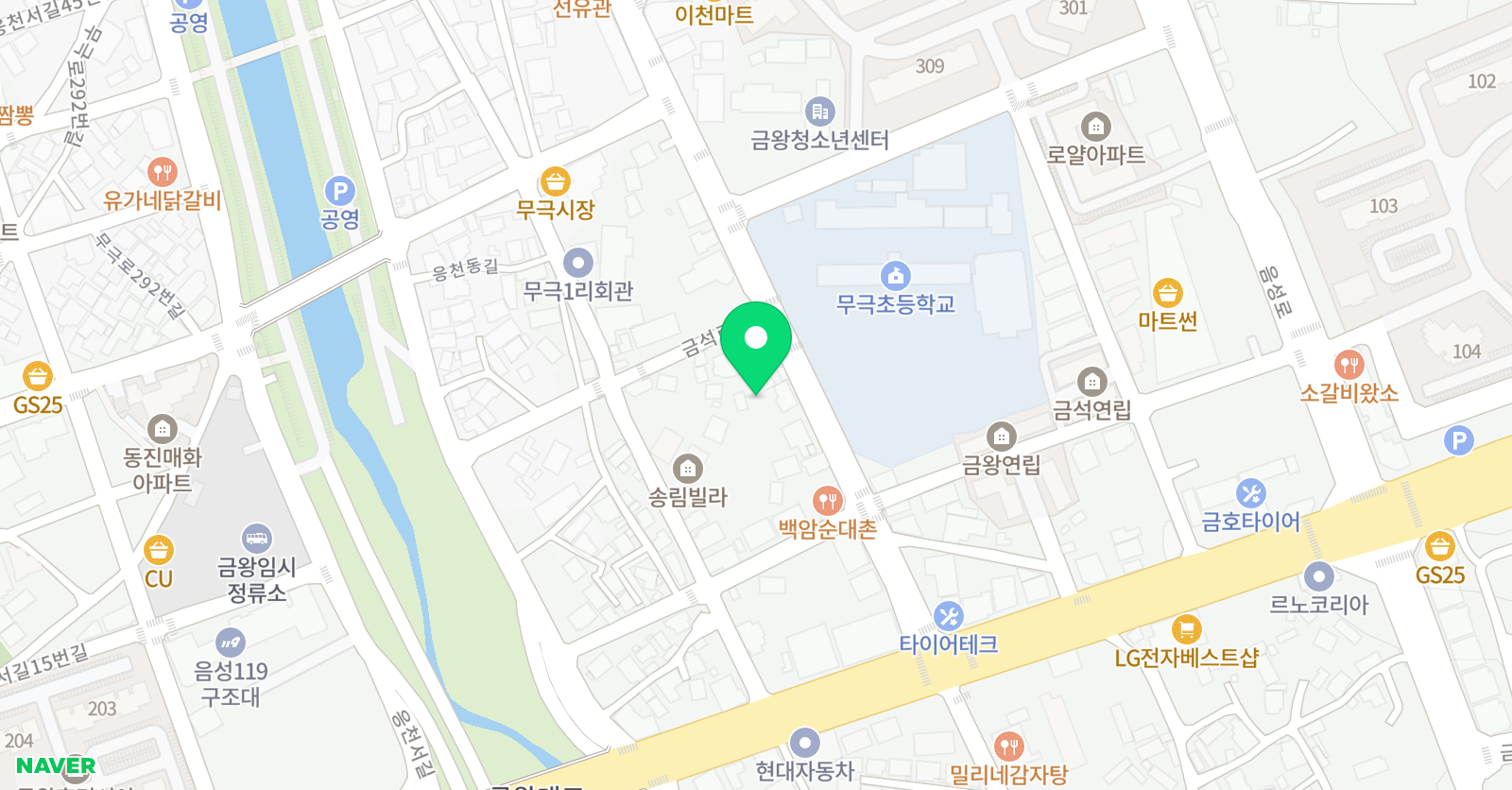 더피아노 음악학원 위치