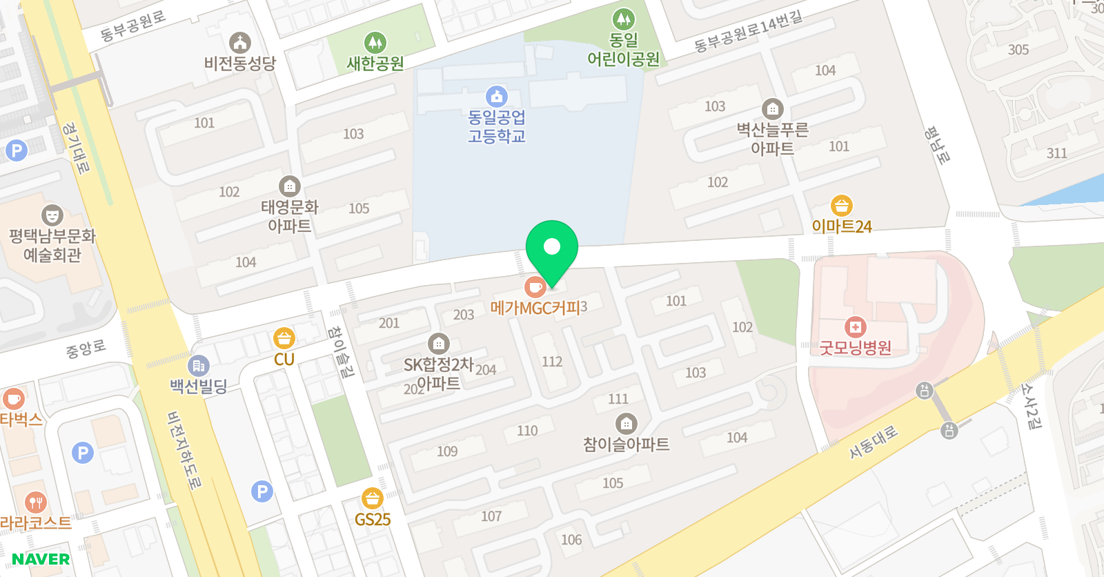 달빛소리 음악학원 위치