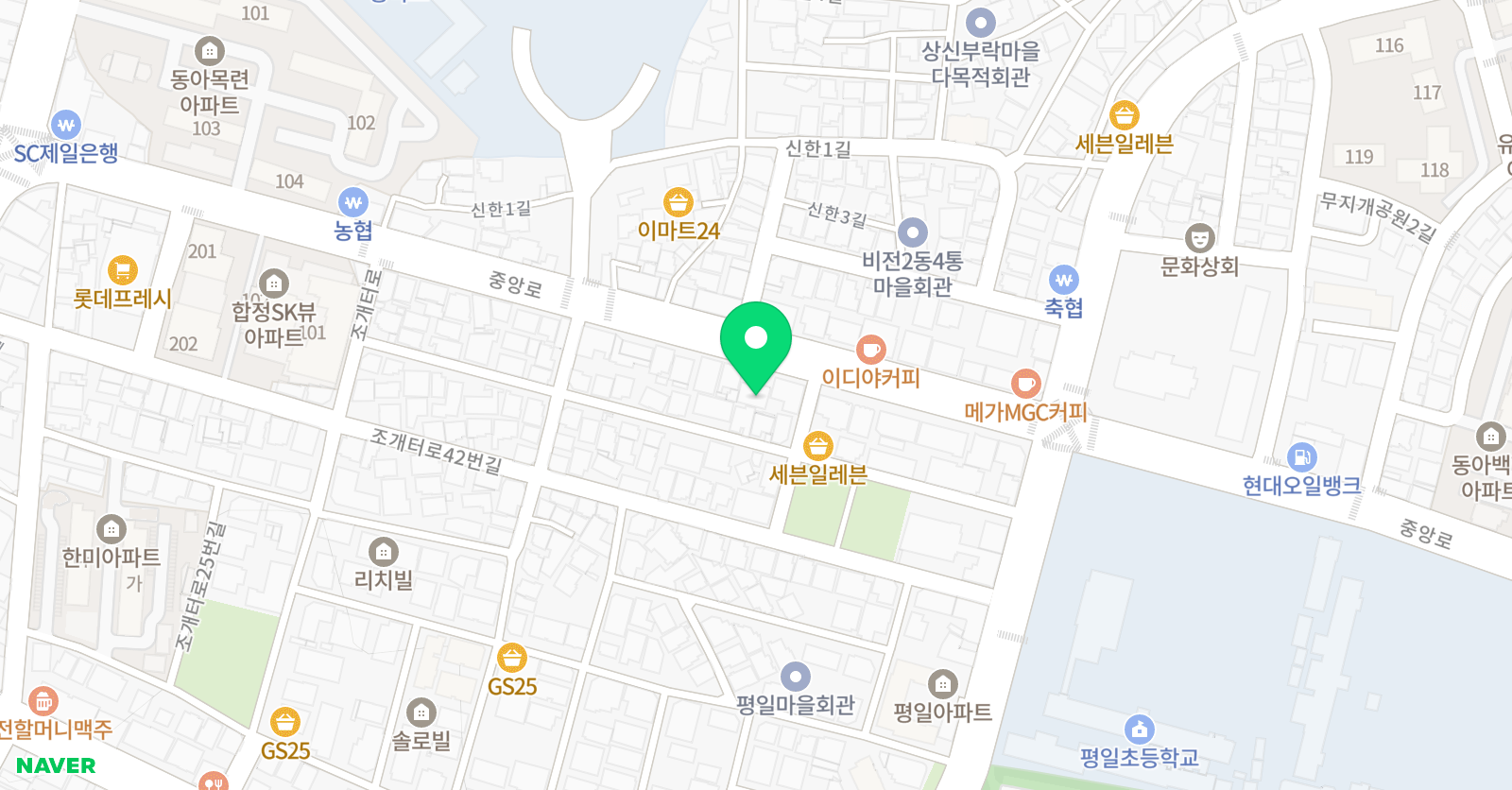 이앤에듀 어학원 위치