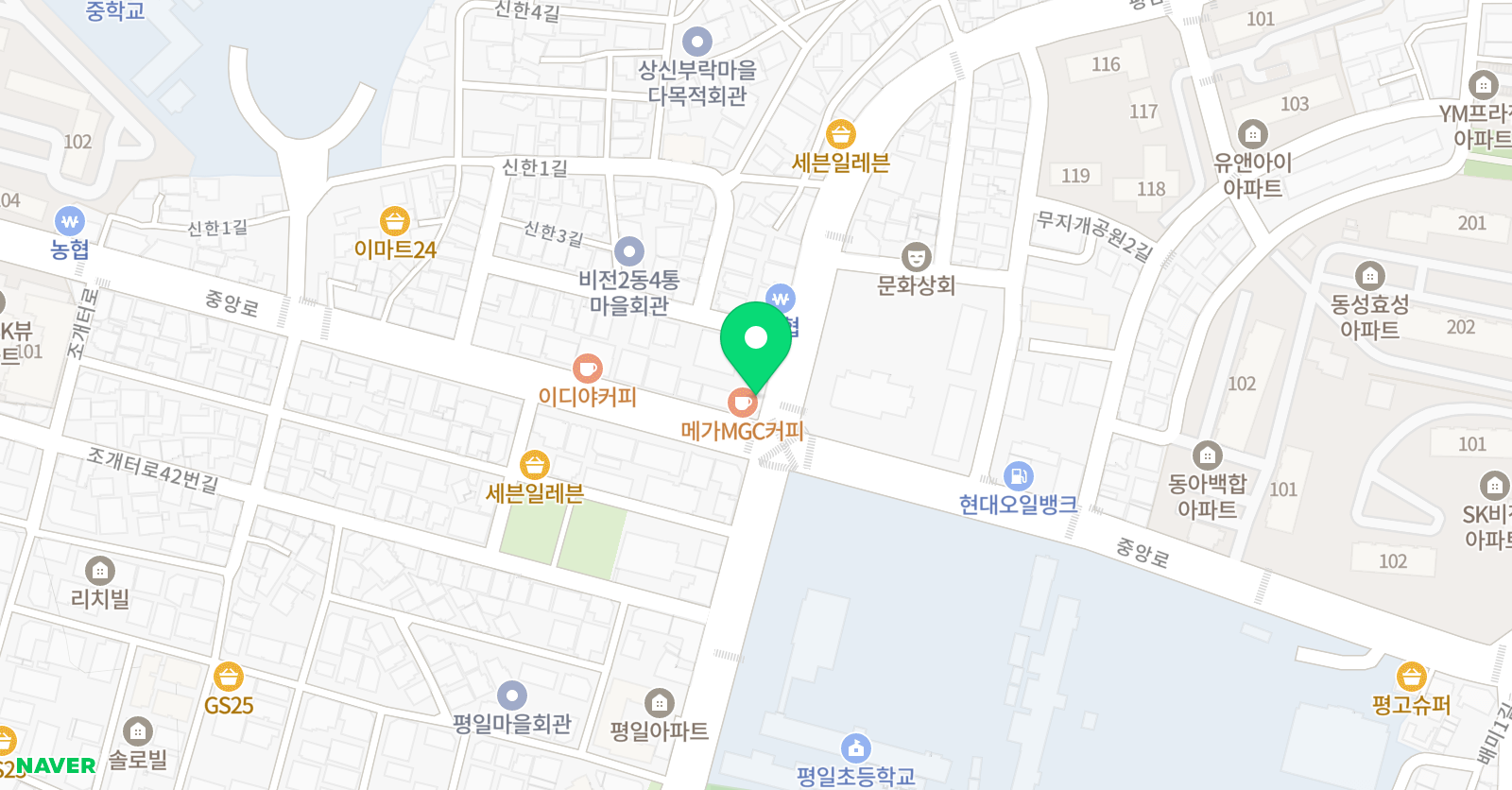 MTM 명문학원 위치