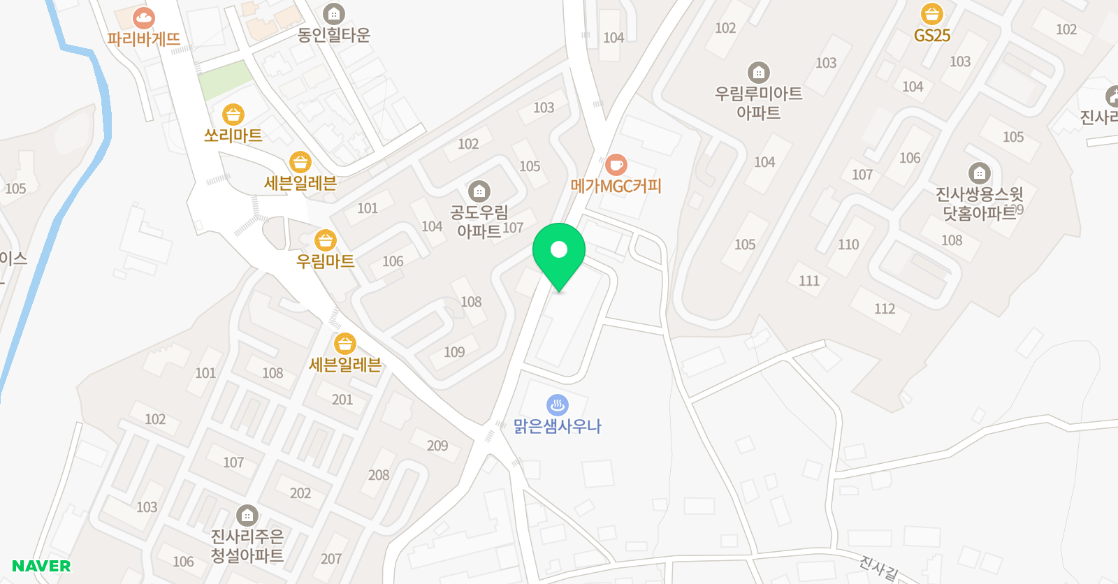 스마트해법영어 양진 학원 위치