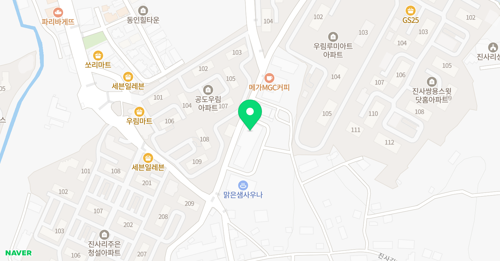 빨간펜 수학의달인 안성진사점 위치