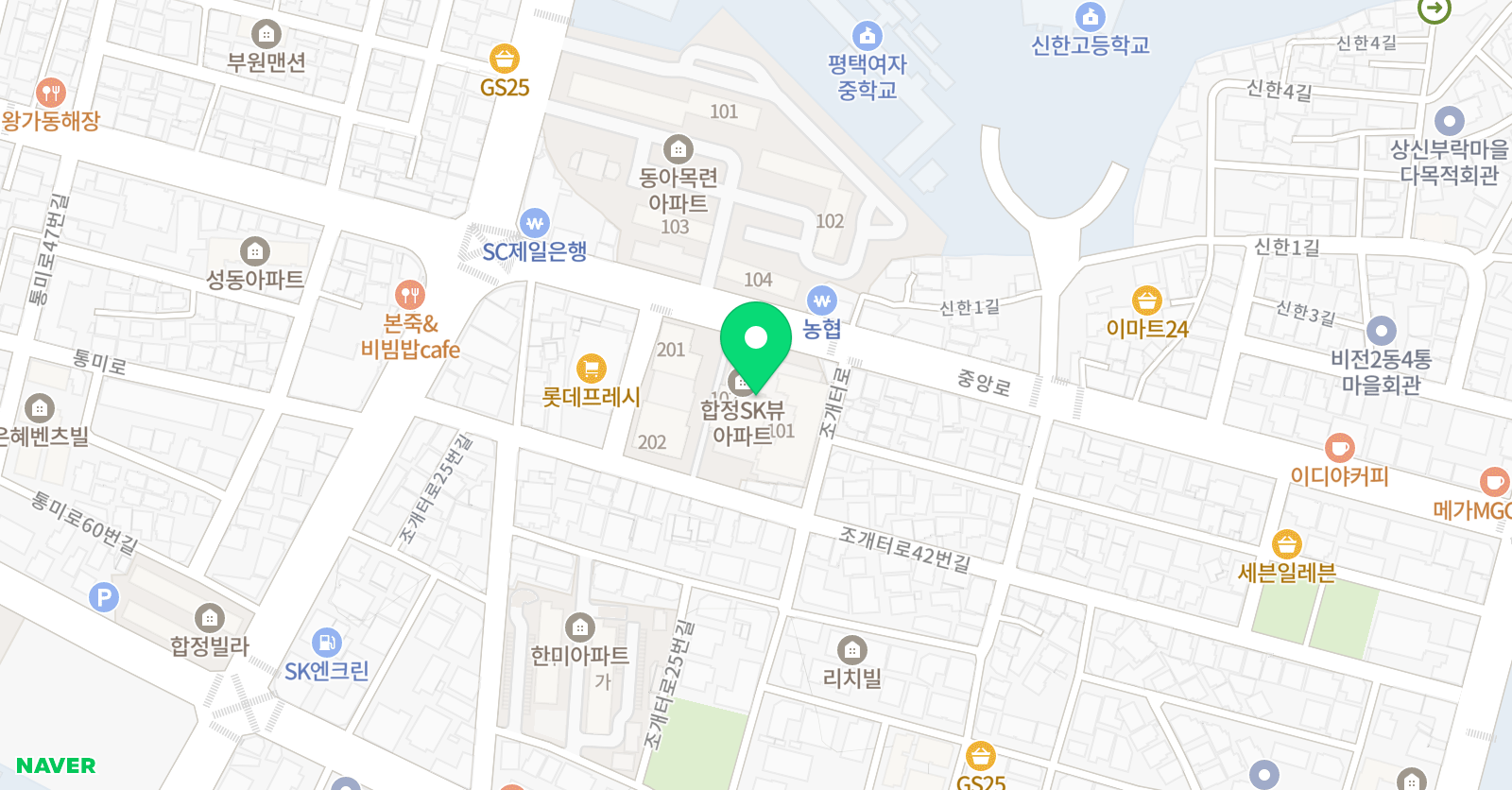 Gmps 길 수학 위치