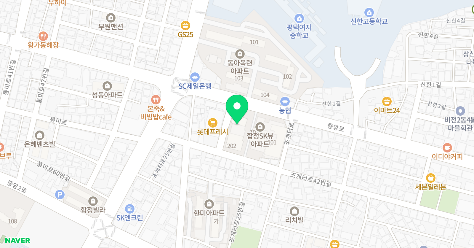 레인보우 미술교습소 위치