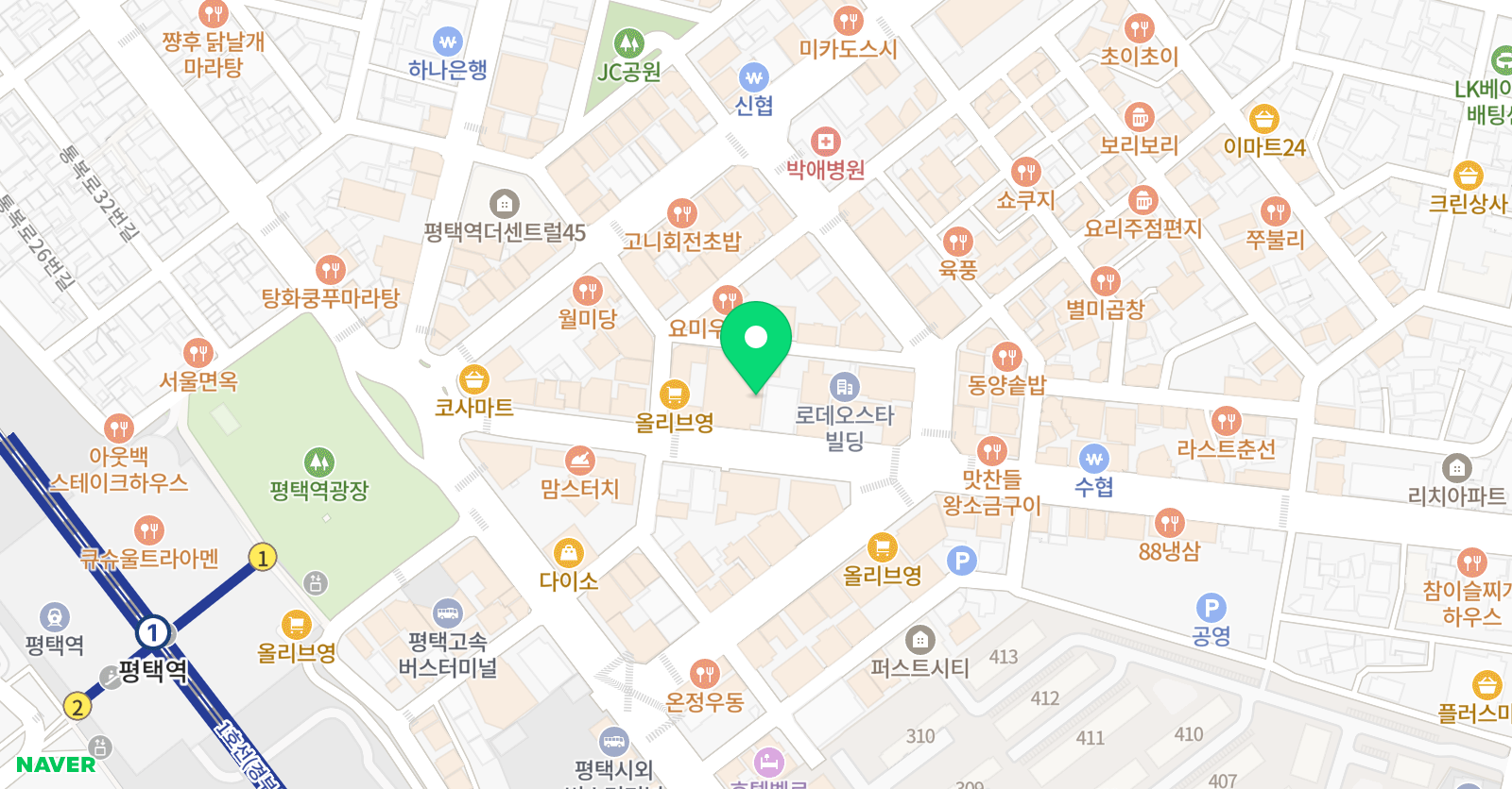 BK 댄스학원 위치