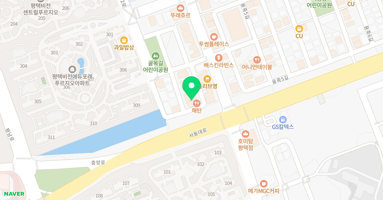 생각하는황소 평택점 위치