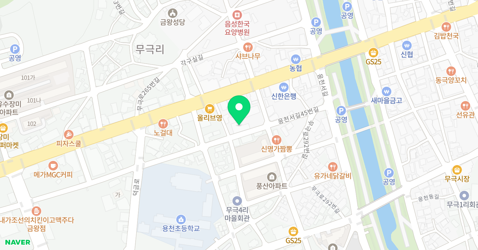 최강 용인대 태권도 위치