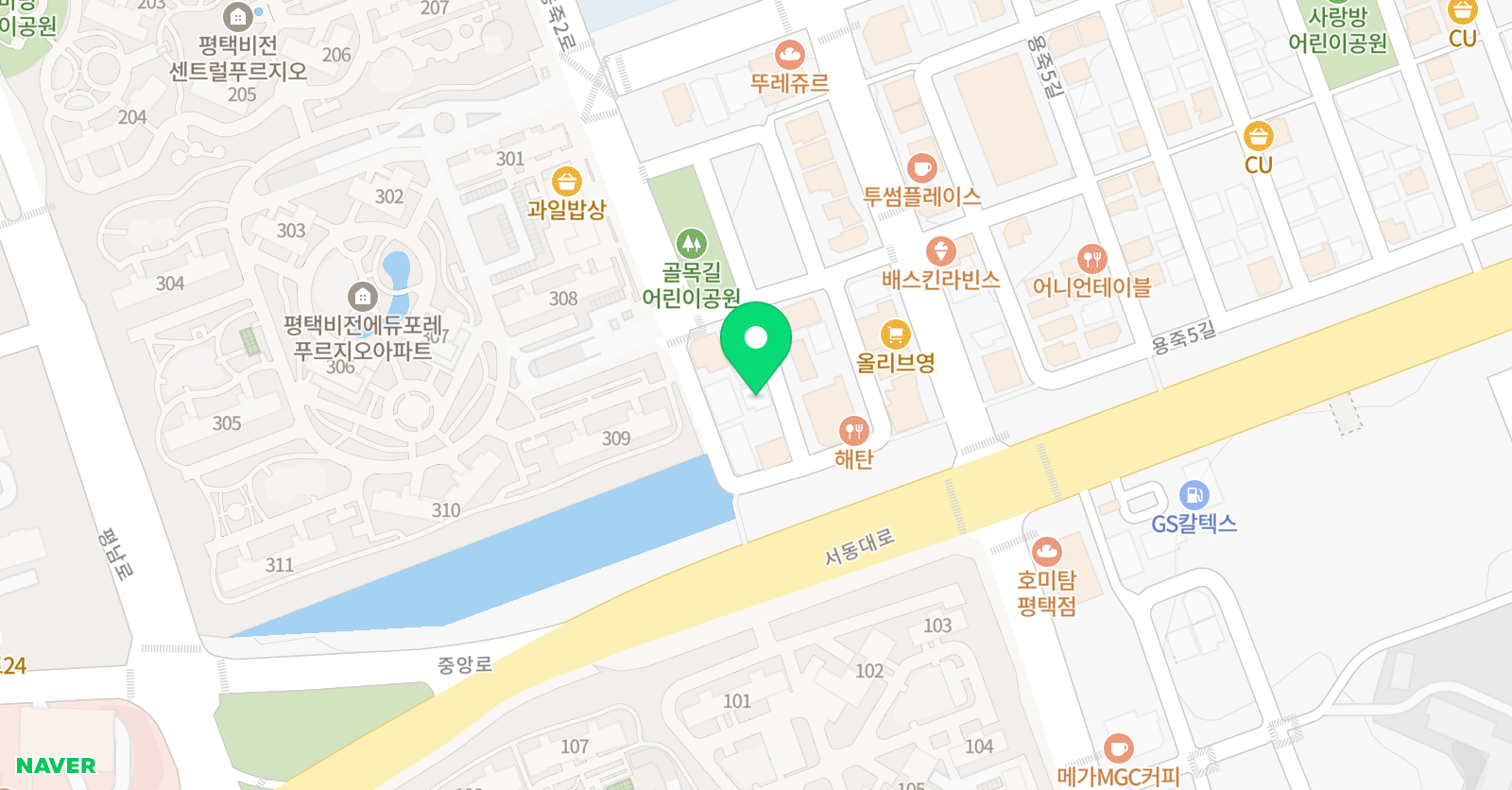 요리수 창의수학학원 위치