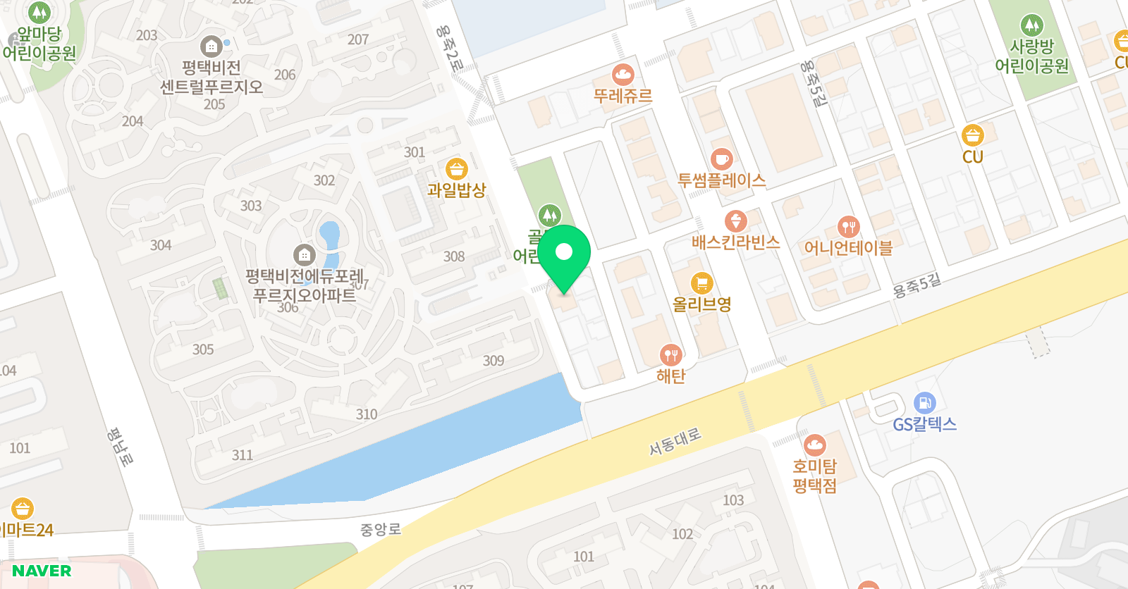 이효민 수학학원 용죽점 위치
