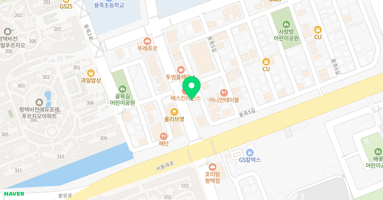 와이즈만 영재교육 평택센터 위치