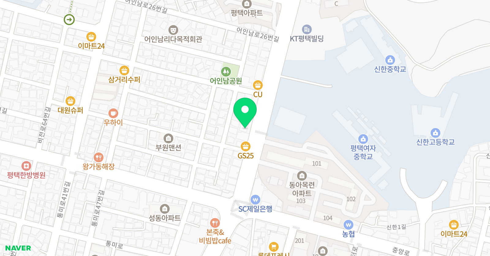 수학공간 학원 위치