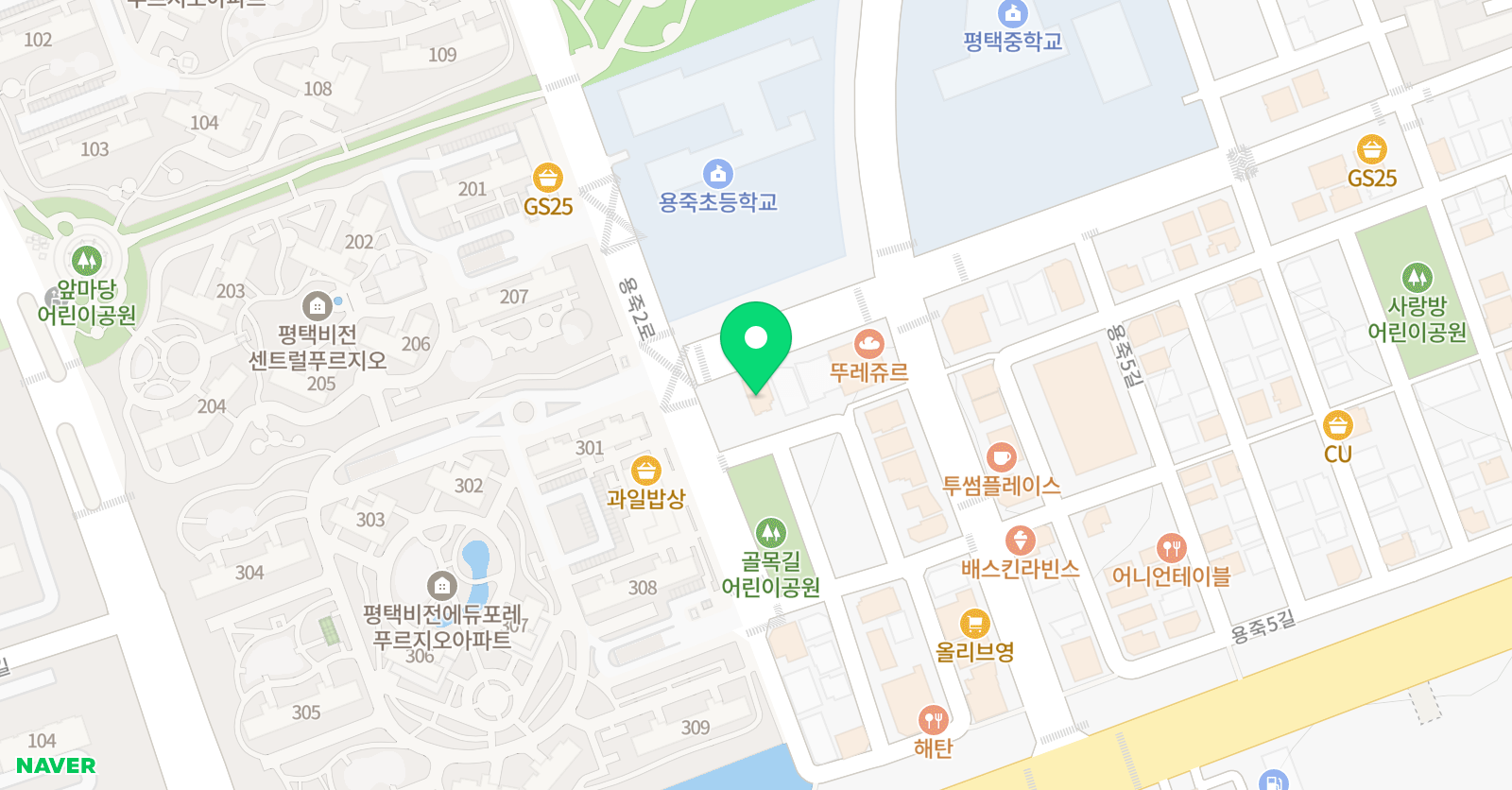 단국대라이온 태권도장 위치