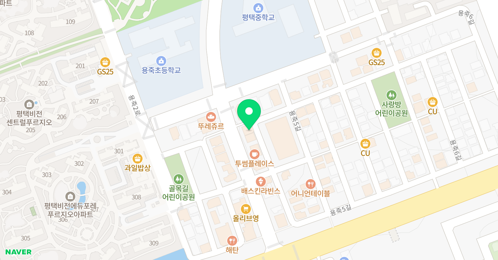 아리아트 미술학원 위치