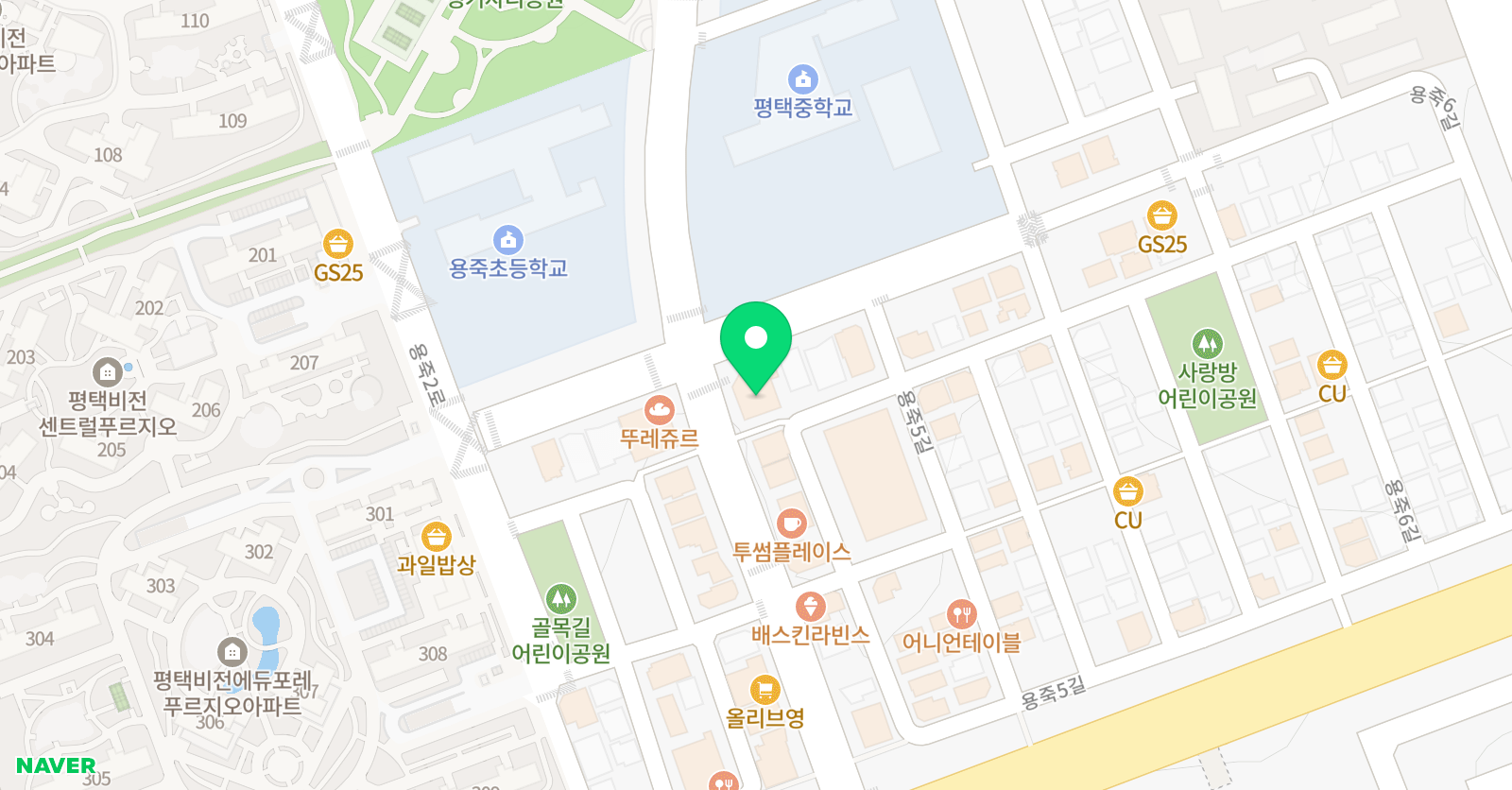 오르탑 잉글리시 학원 1관 위치
