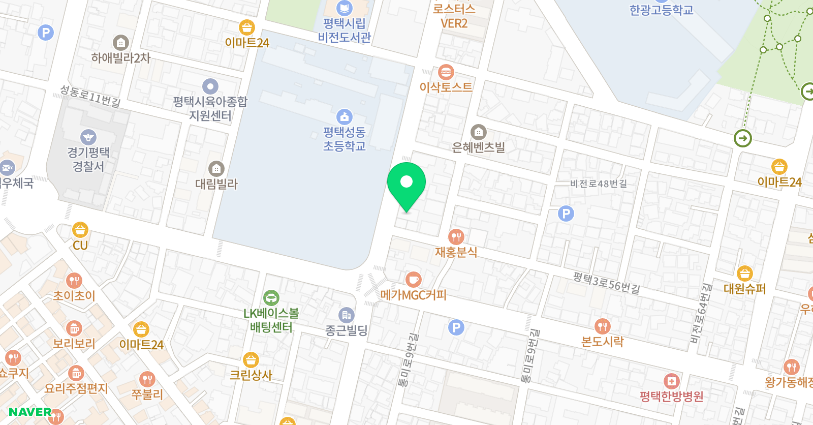 디자인가우디 미술학원 위치