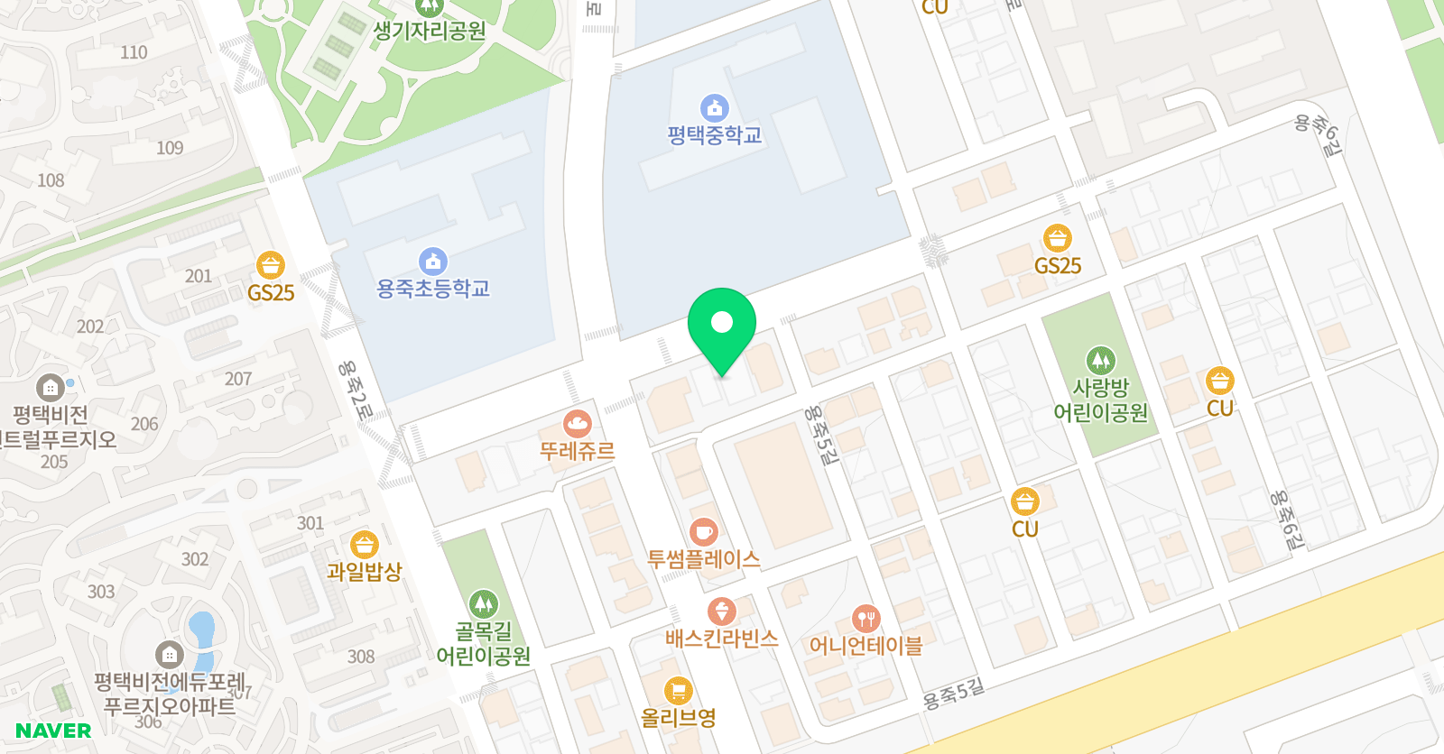 하마 수학학원 1관 위치