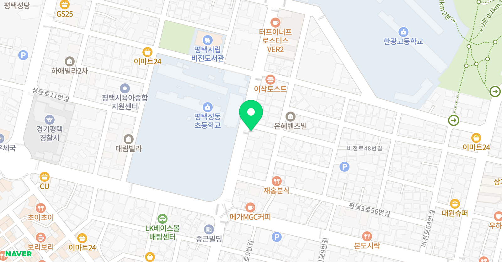 김성진 수학학원 셀레나 영어 위치