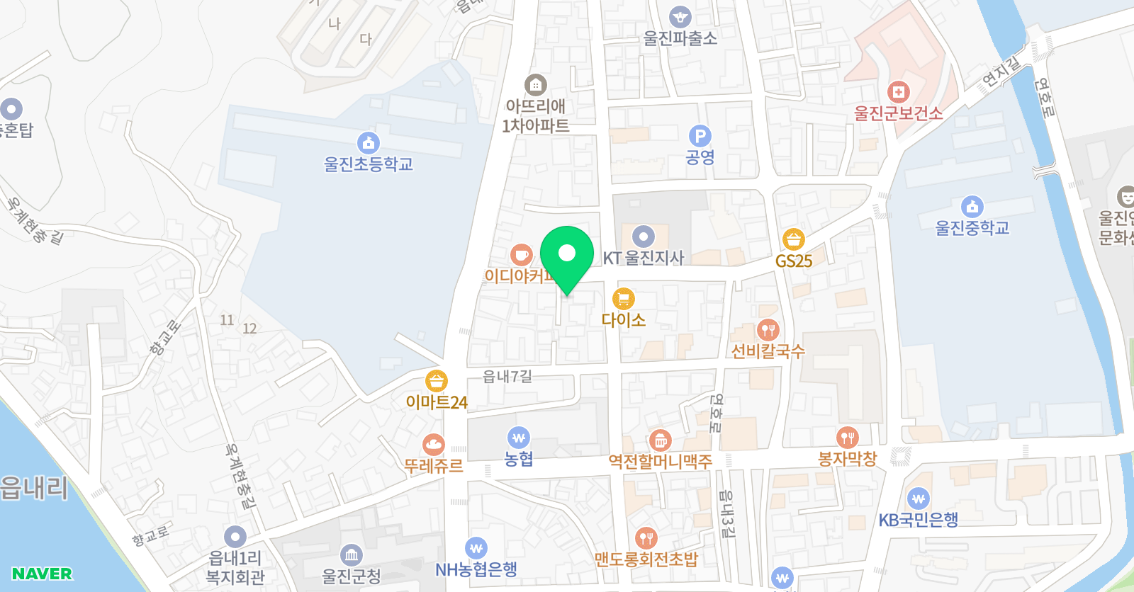 ERC 영어독서클럽 경북울진초점 위치
