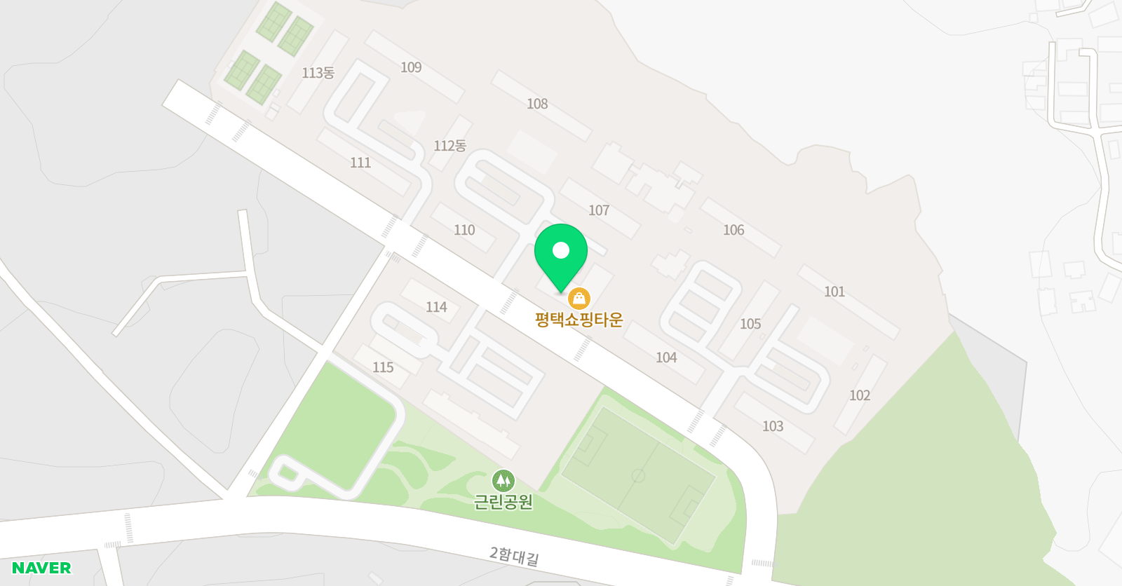 유니팝 미술학원 포승 위치
