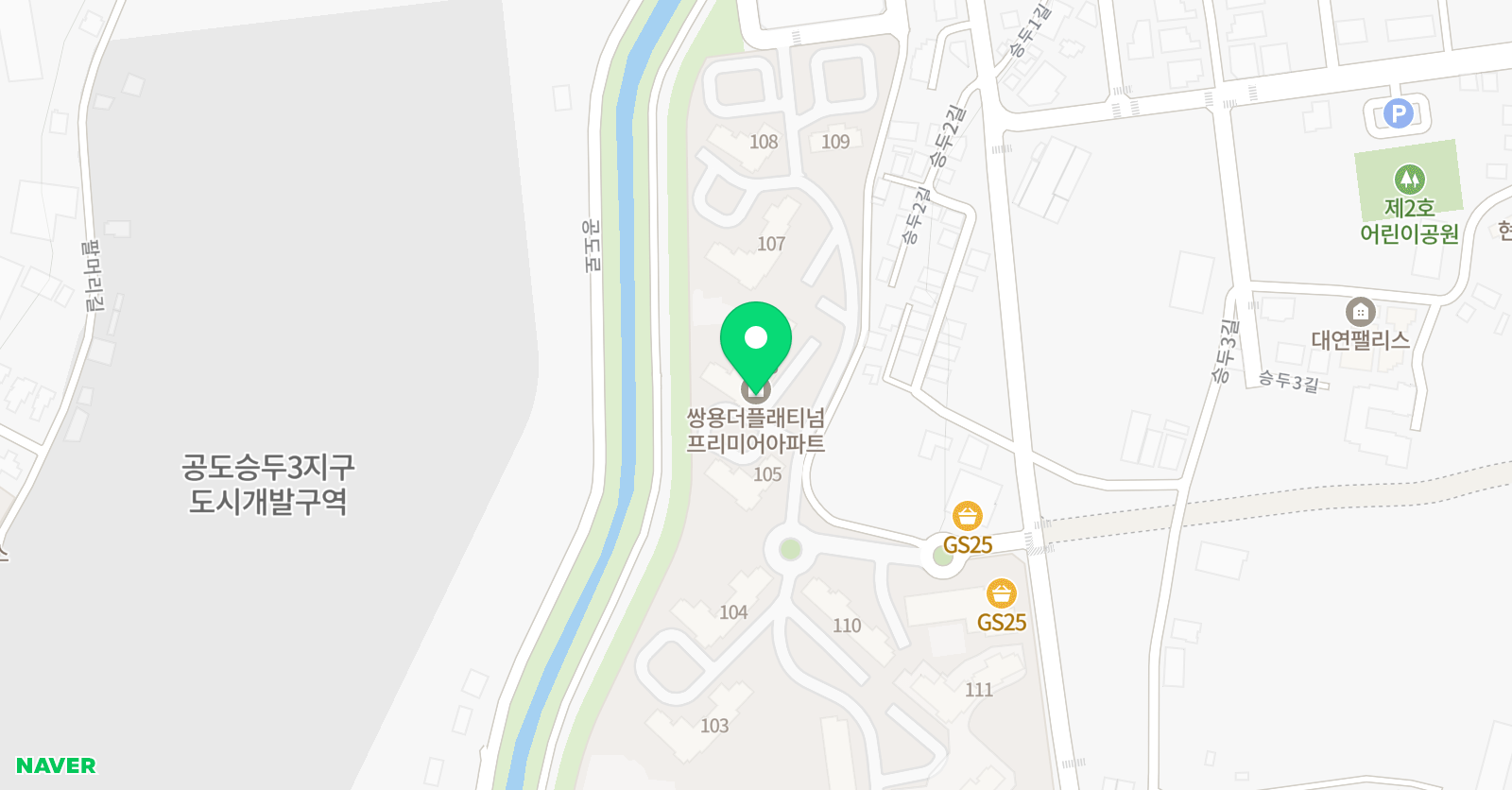 딱풀리는수학 공도쌍용더플래티넘프리미어점 위치