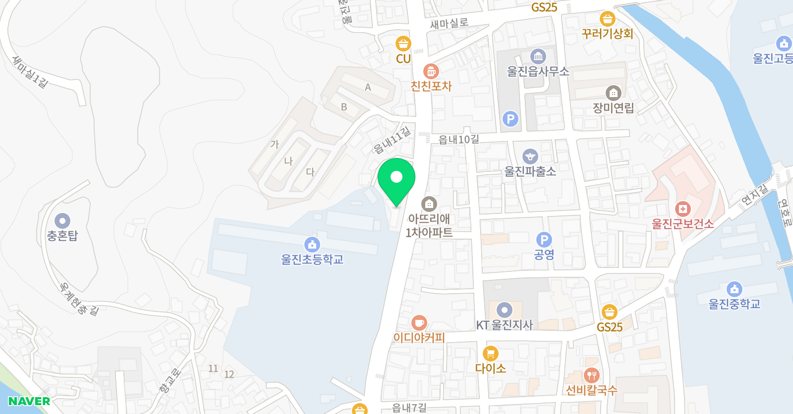 경북 학원 위치