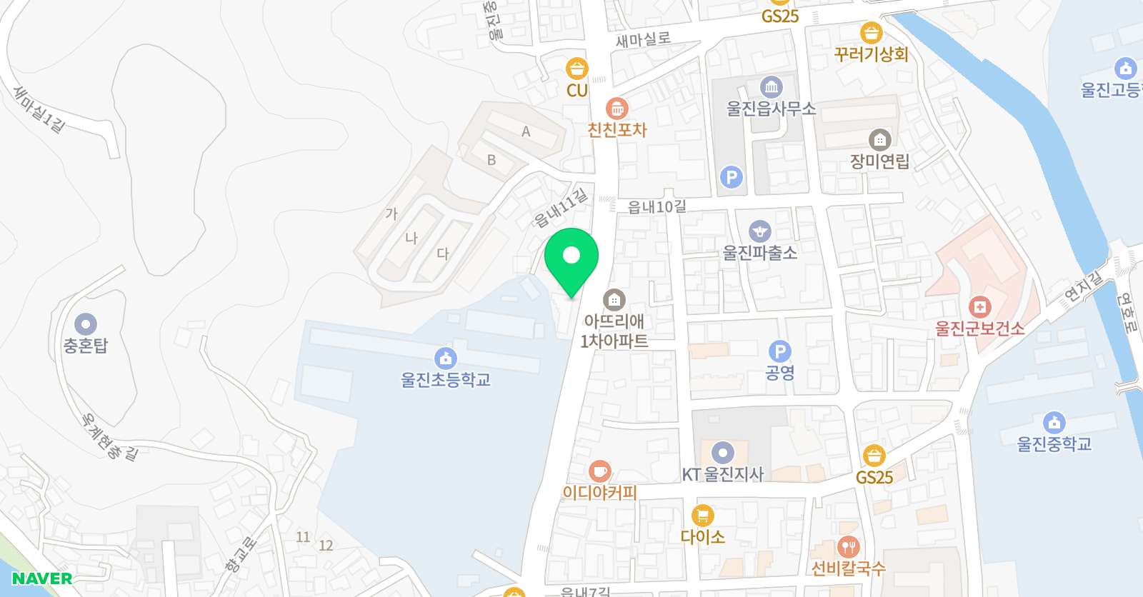 기탄 사고력교실 울진학원 위치
