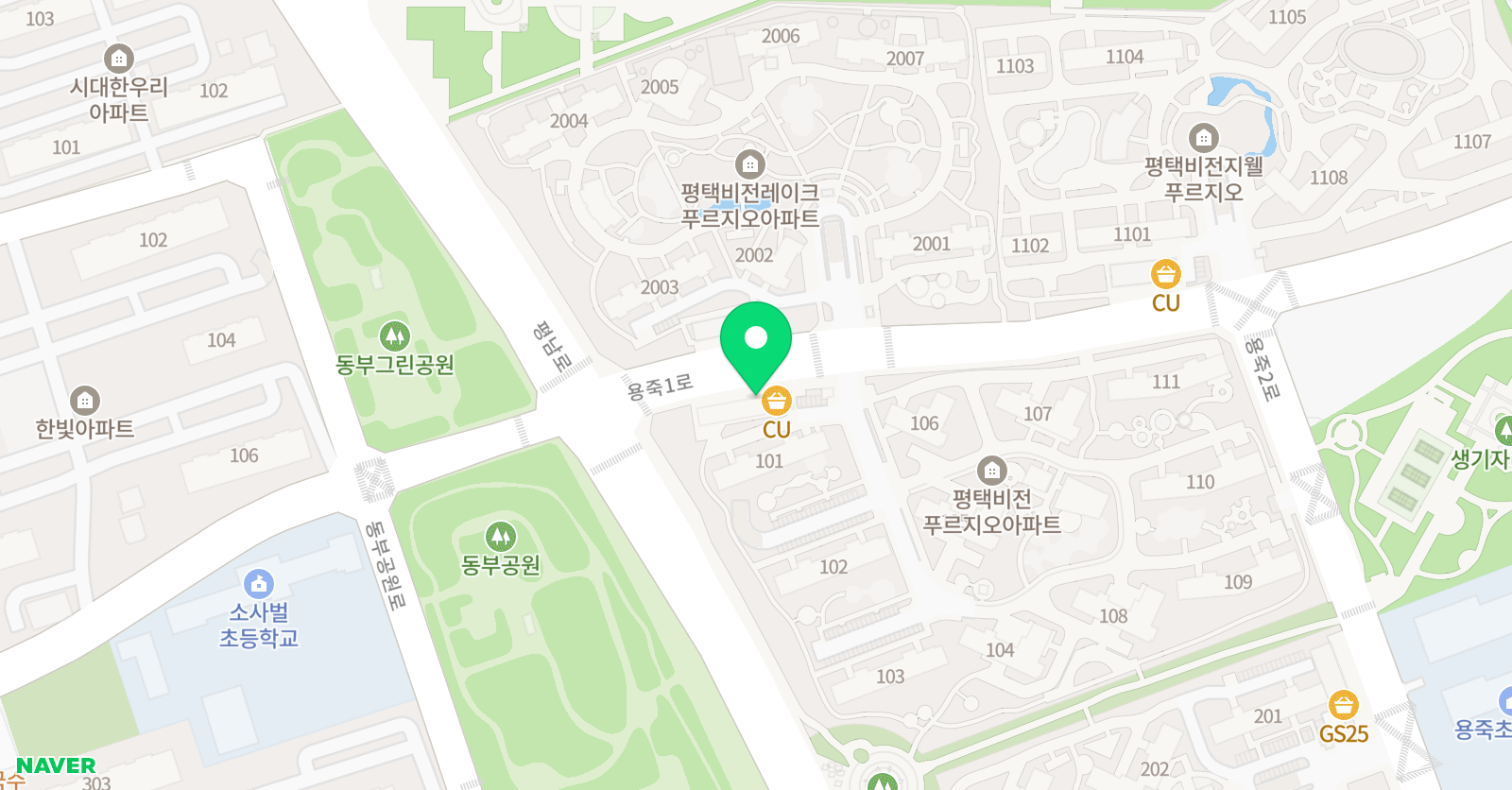 3030 영어 평택용죽러닝센터 위치