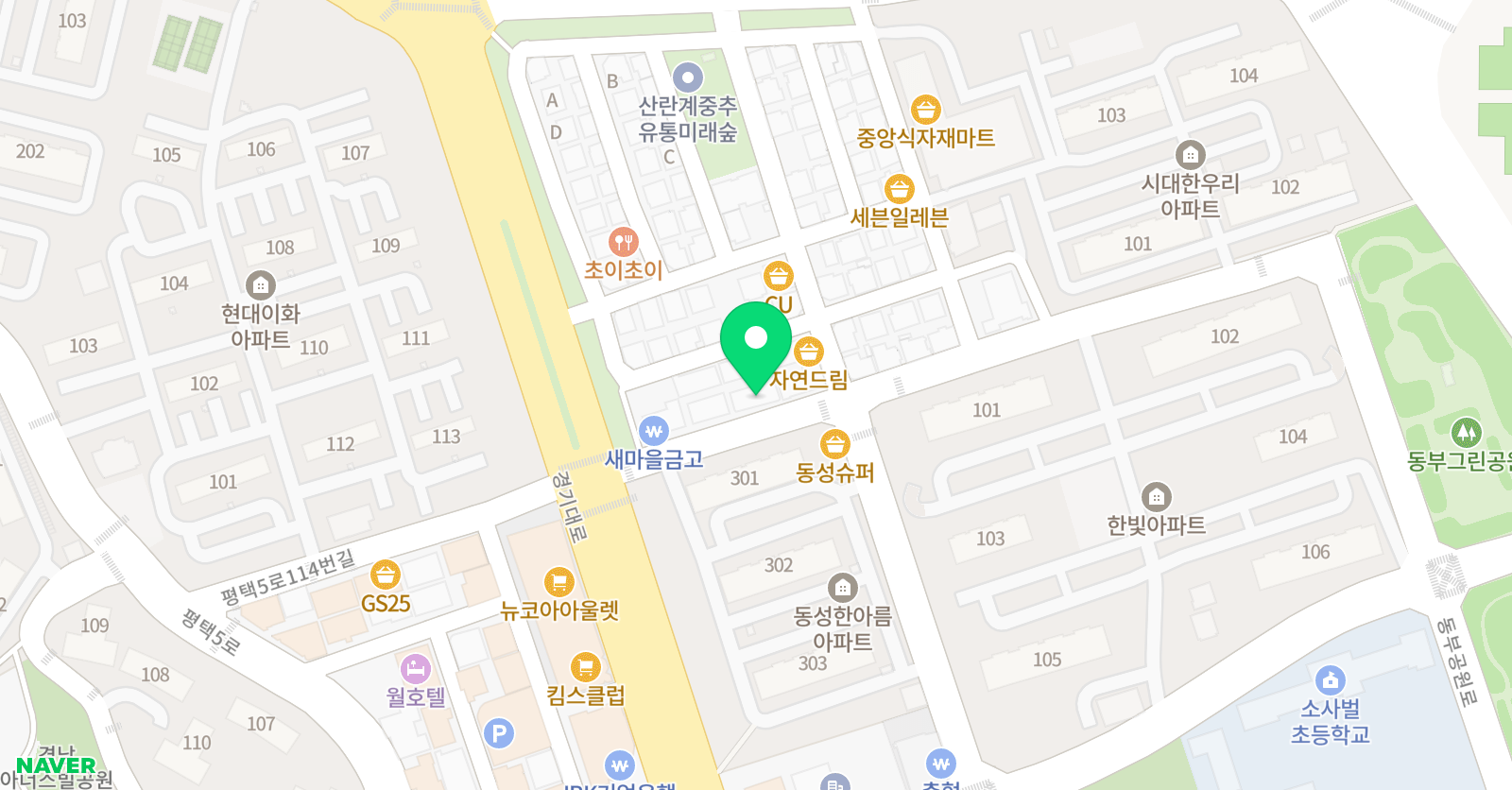 토킹클럽 어학원 평택비전캠퍼스 위치