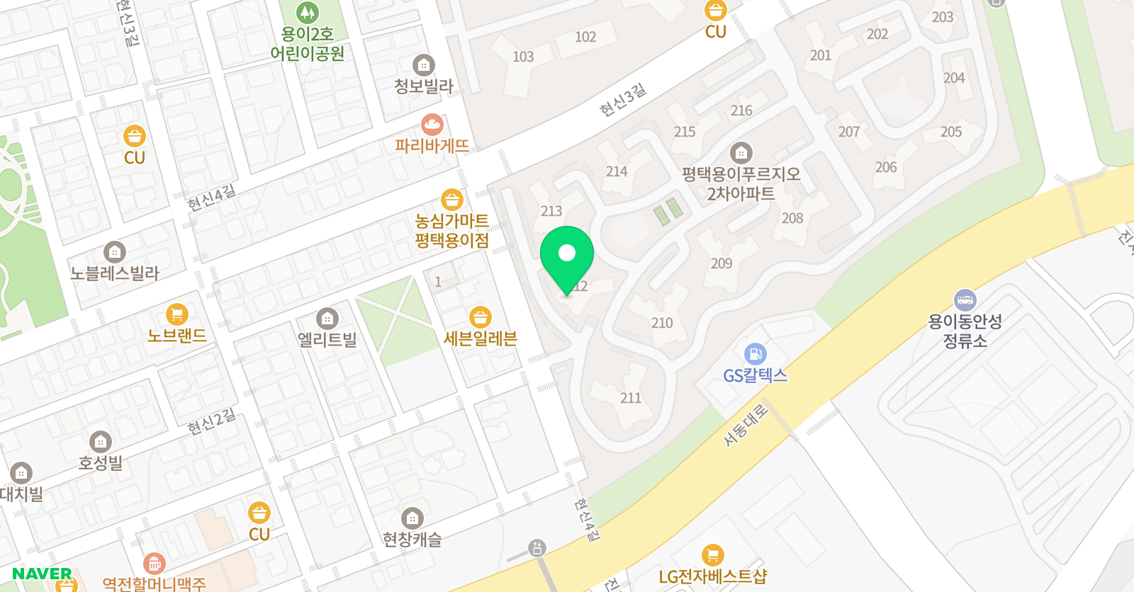 빨간펜 수학의달인 평택용이대우2차점 위치