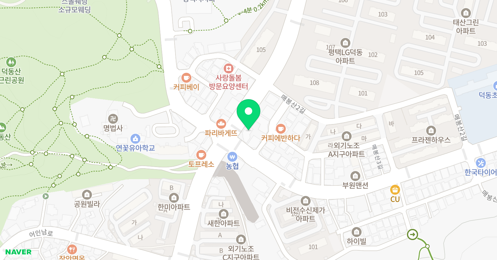 공터영어 리즈영어 위치